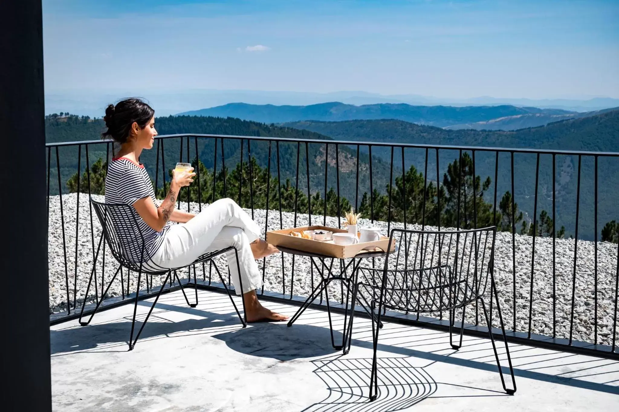 Balcony/Terrace in Casa de São Lourenço - Burel Mountain Hotels