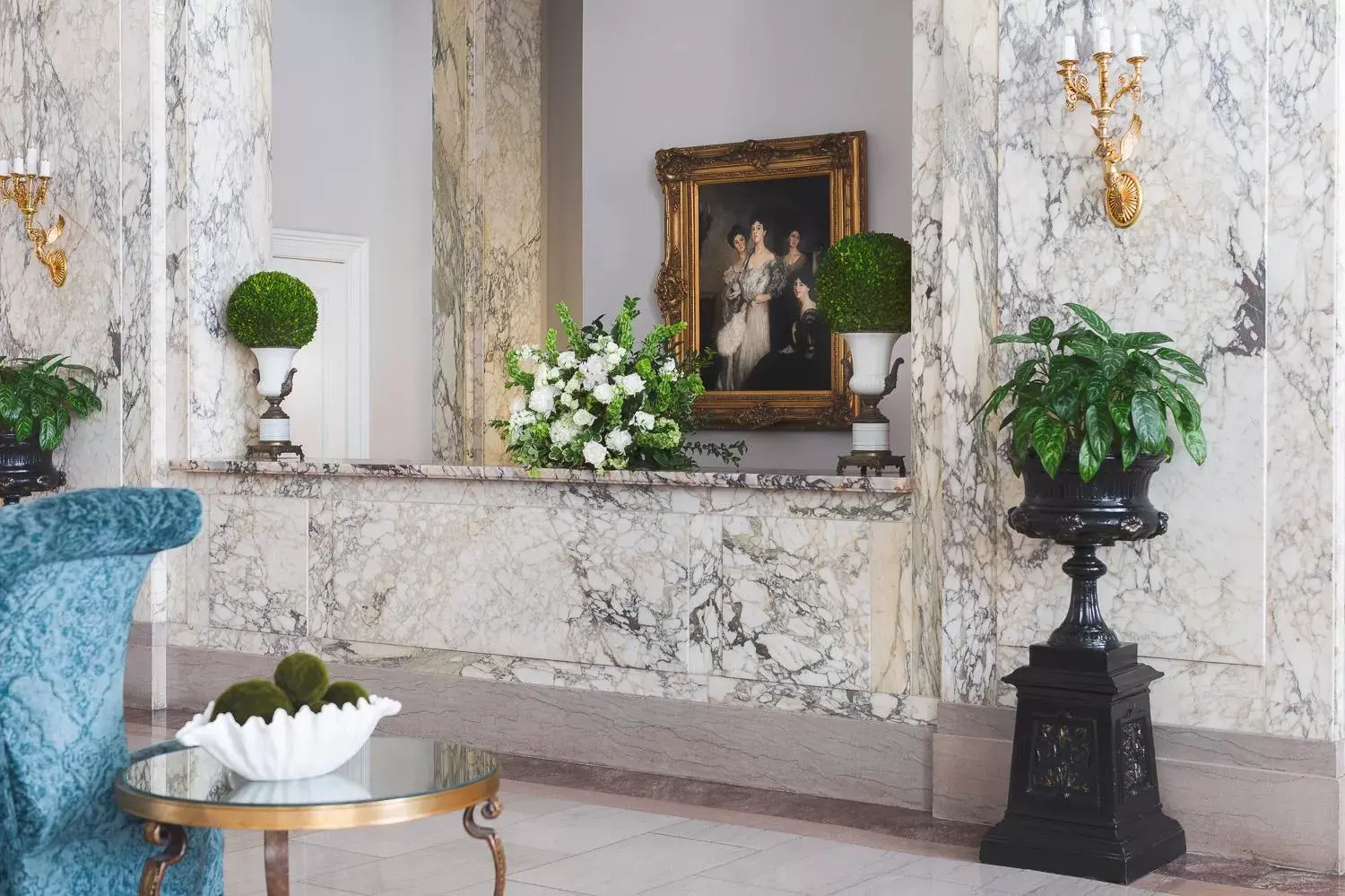 Lobby or reception in The Hermitage Hotel Lobby or reception in The Hermitage Hotel