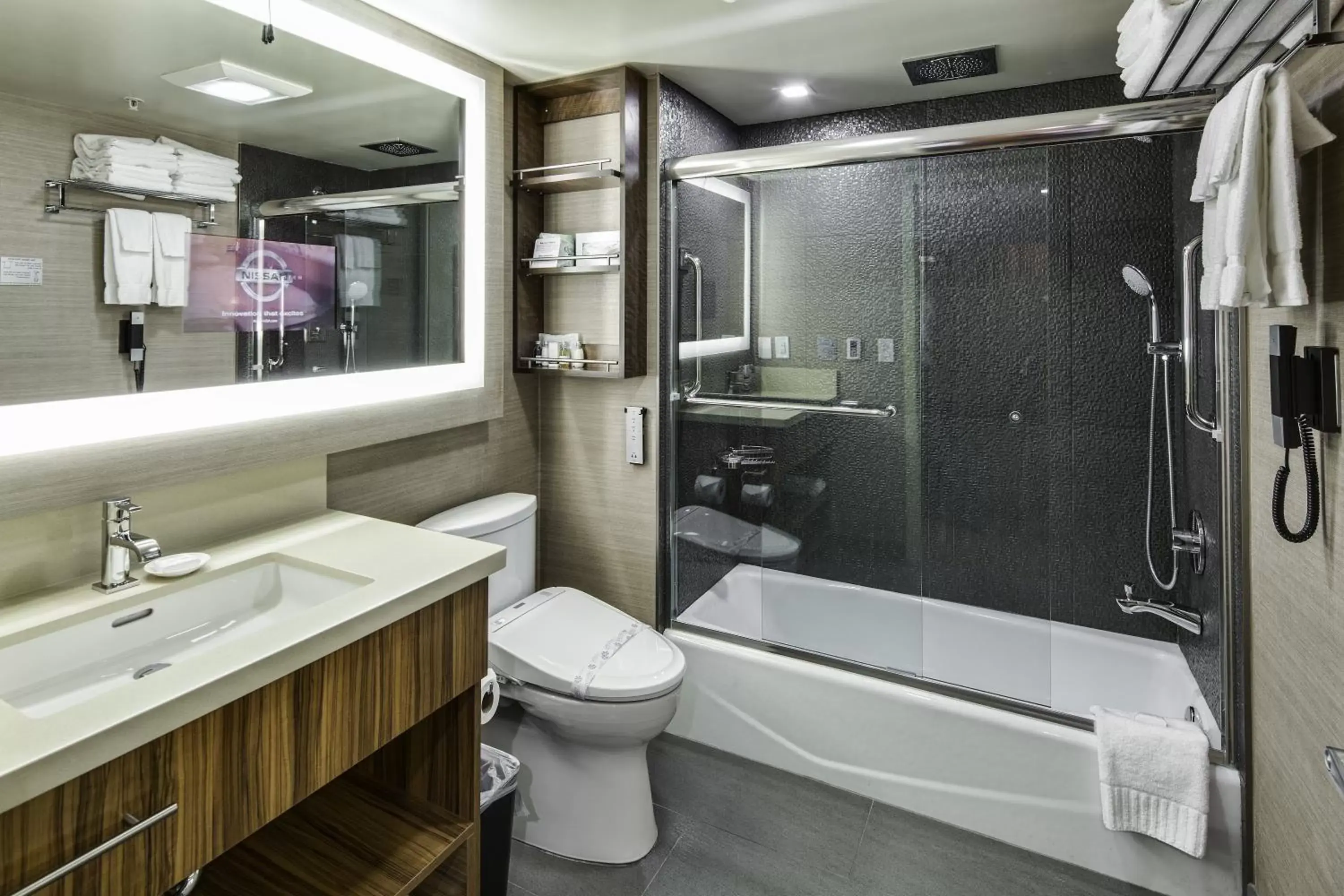Shower, Bathroom in Hotel Strata