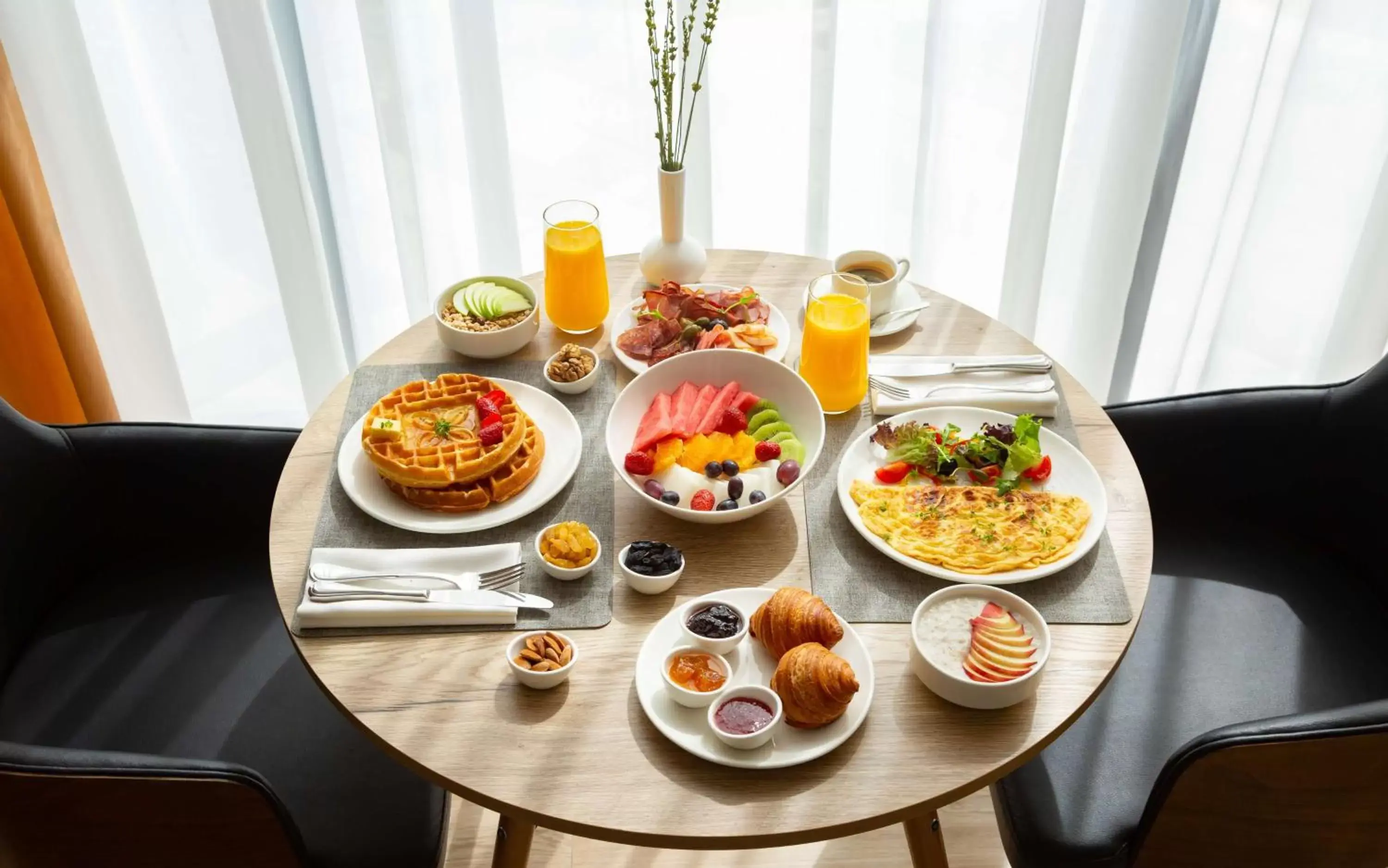 Breakfast in Hilton Garden Inn Samarkand