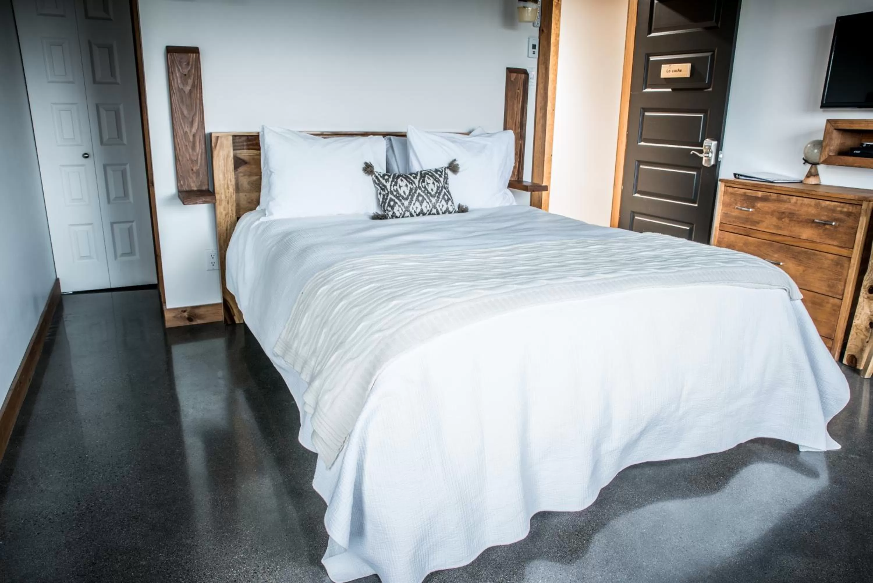 Bed in Gîte du Haut des Arbres