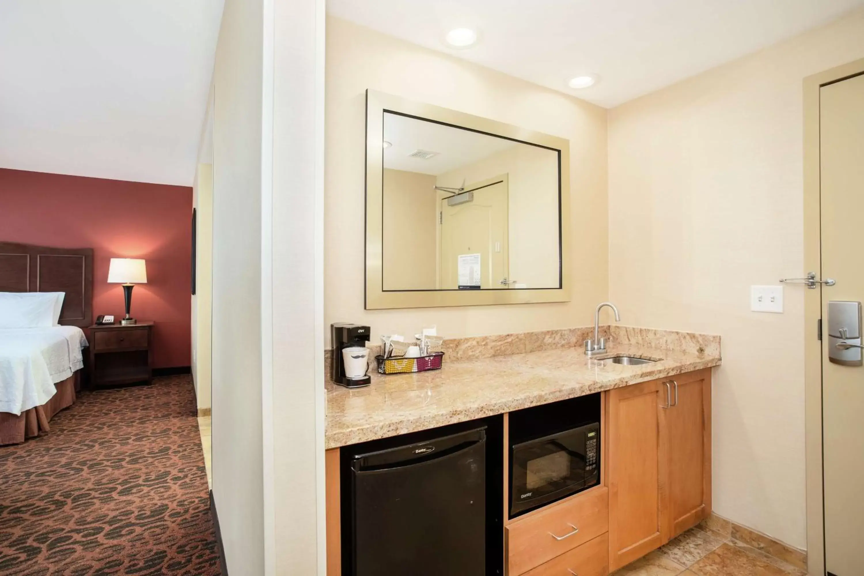 Photo of the whole room, Bathroom in Hampton Inn and Suites Denver/South-RidgeGate