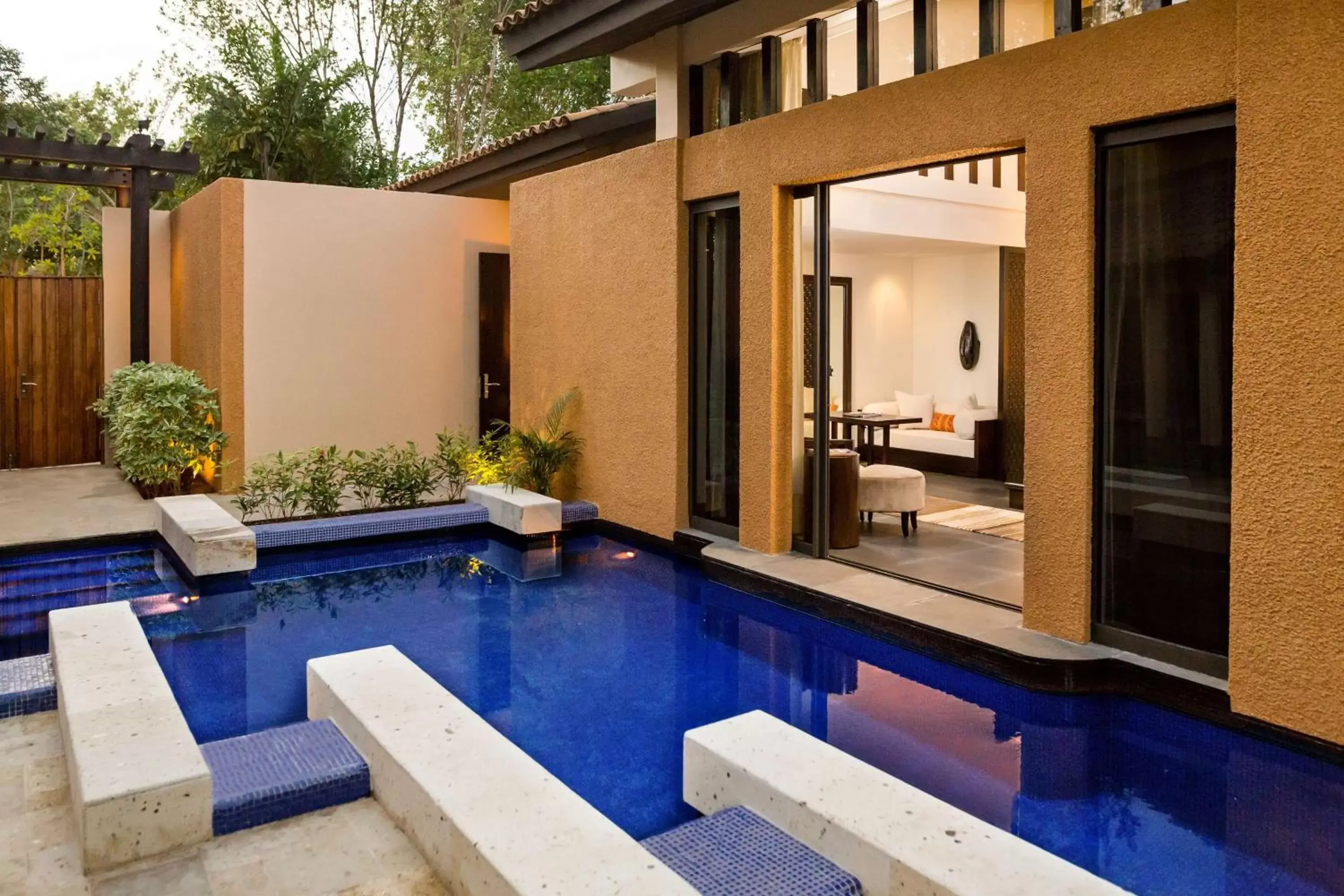 Bedroom, Swimming Pool in Banyan Tree Mayakoba