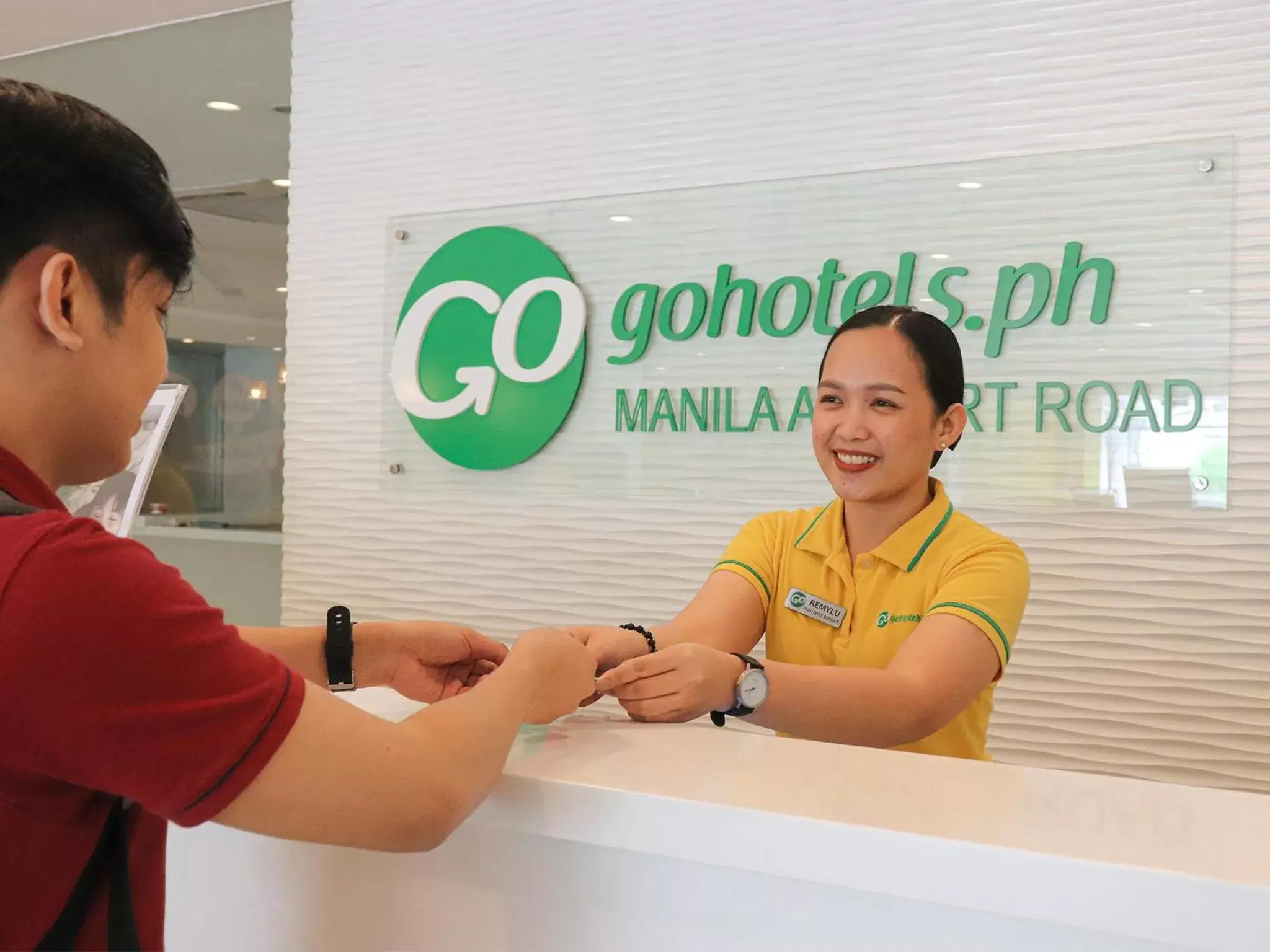 Staff in Go Hotels Manila Airport Road