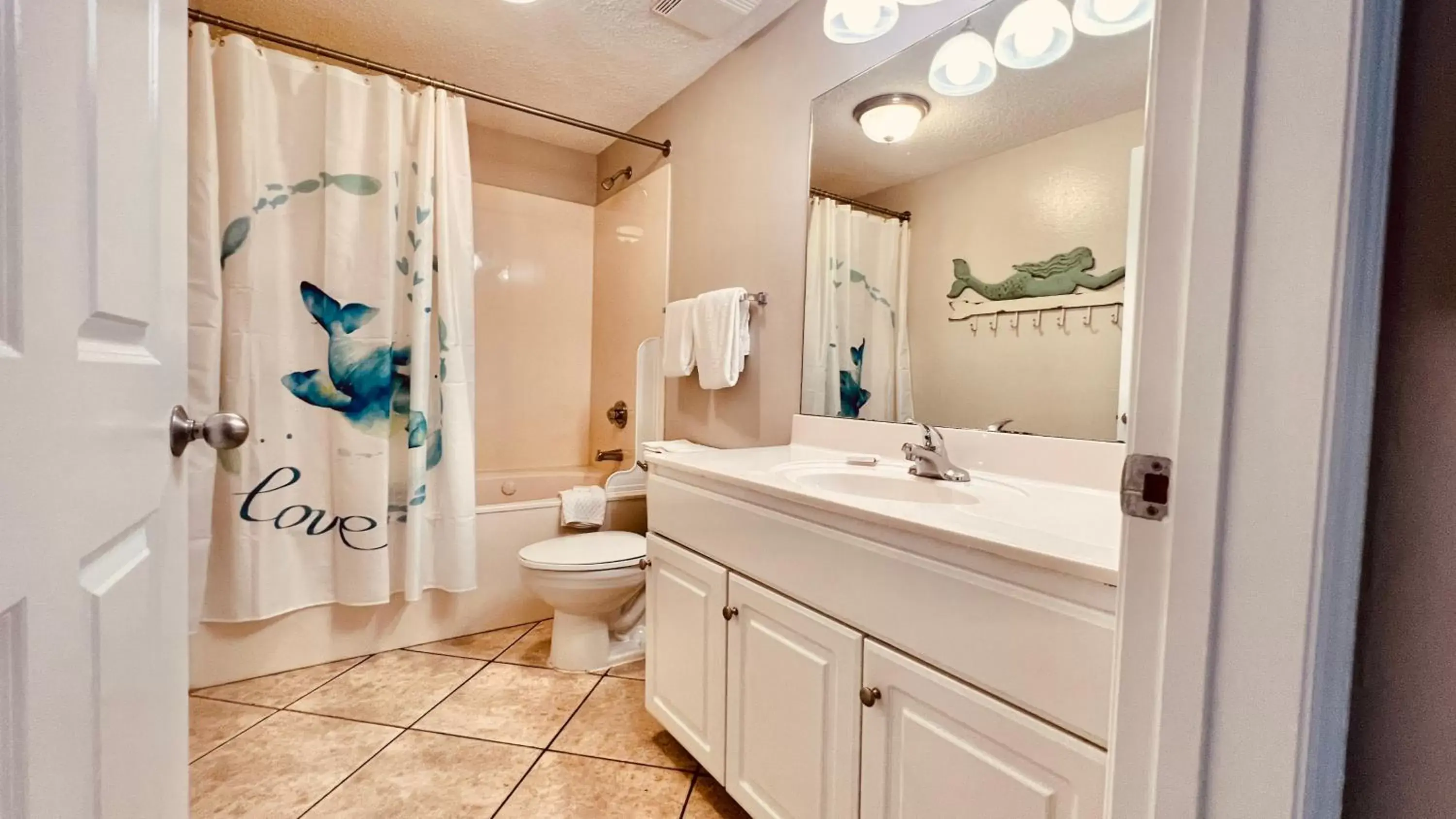 Shower, Bathroom in Majestic Beach Resort, Panama City Beach, Fl