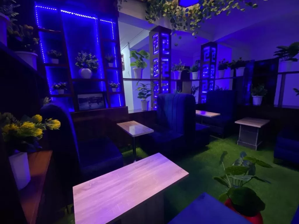 Communal lounge/ TV room in Palazzo Apartments