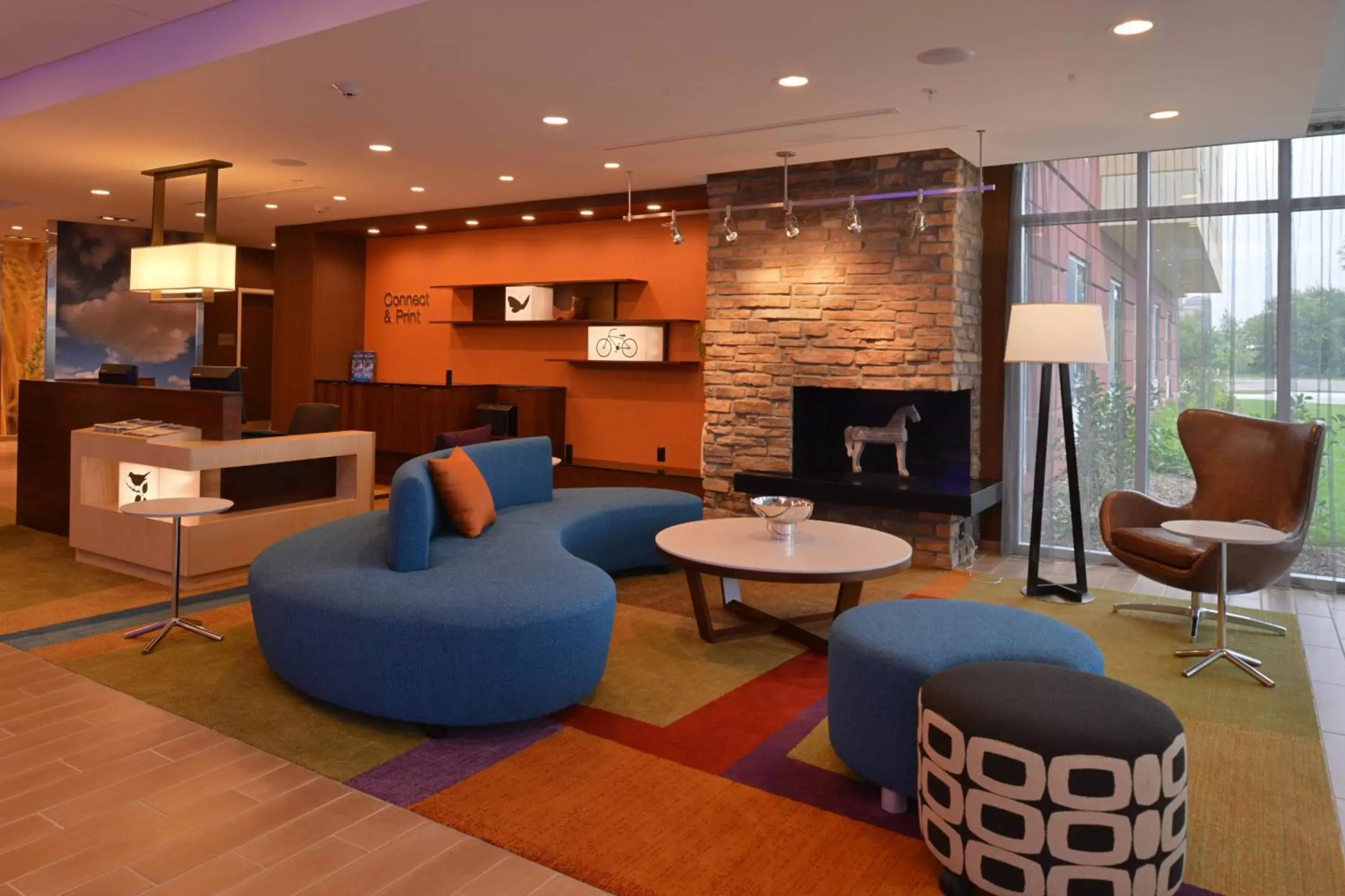 Lobby or reception, Lounge/Bar in Fairfield Inn & Suites by Marriott Fremont