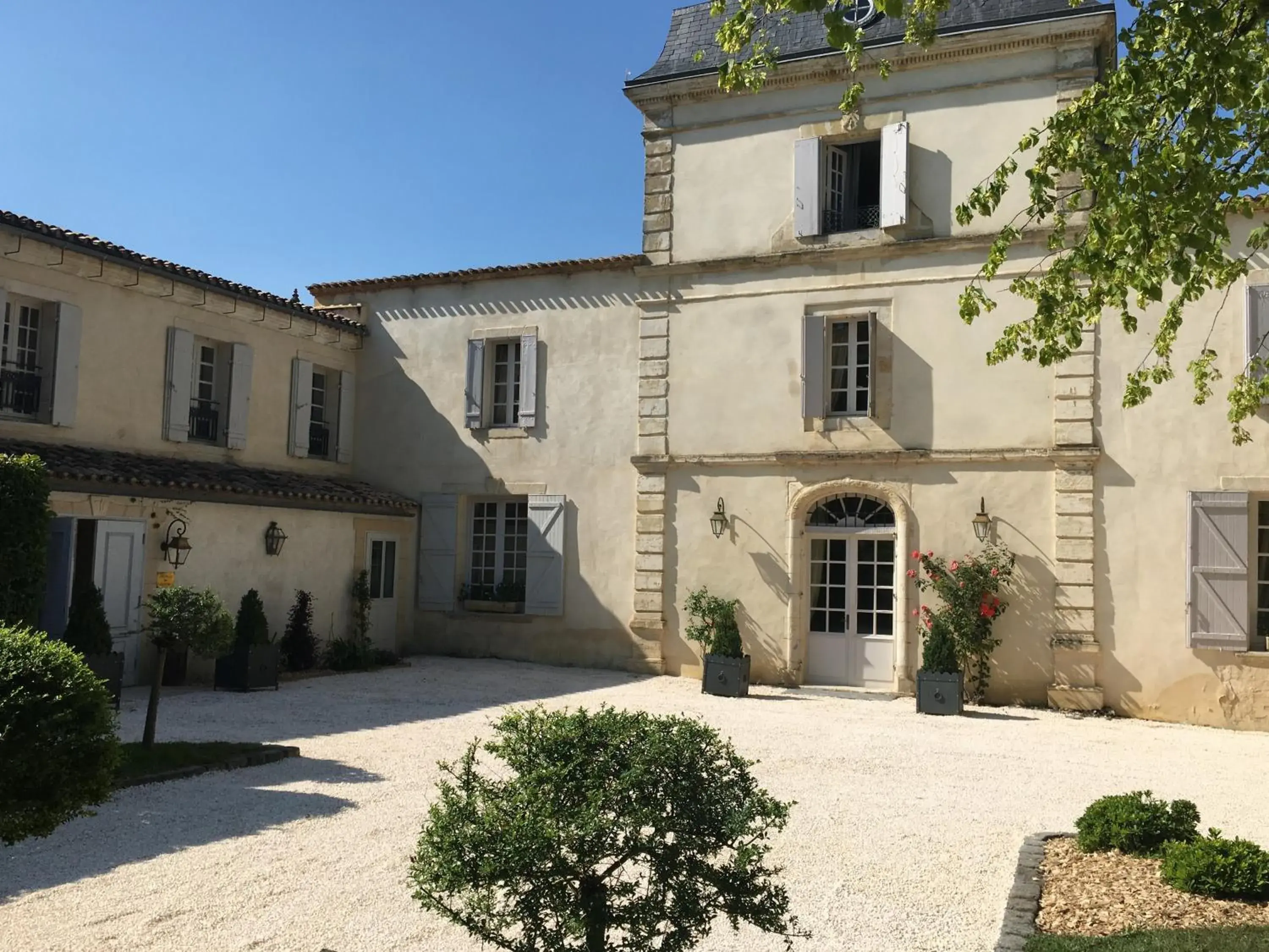 Facade/entrance in Chateau de Lantic Facade/entrance in Chateau de Lantic