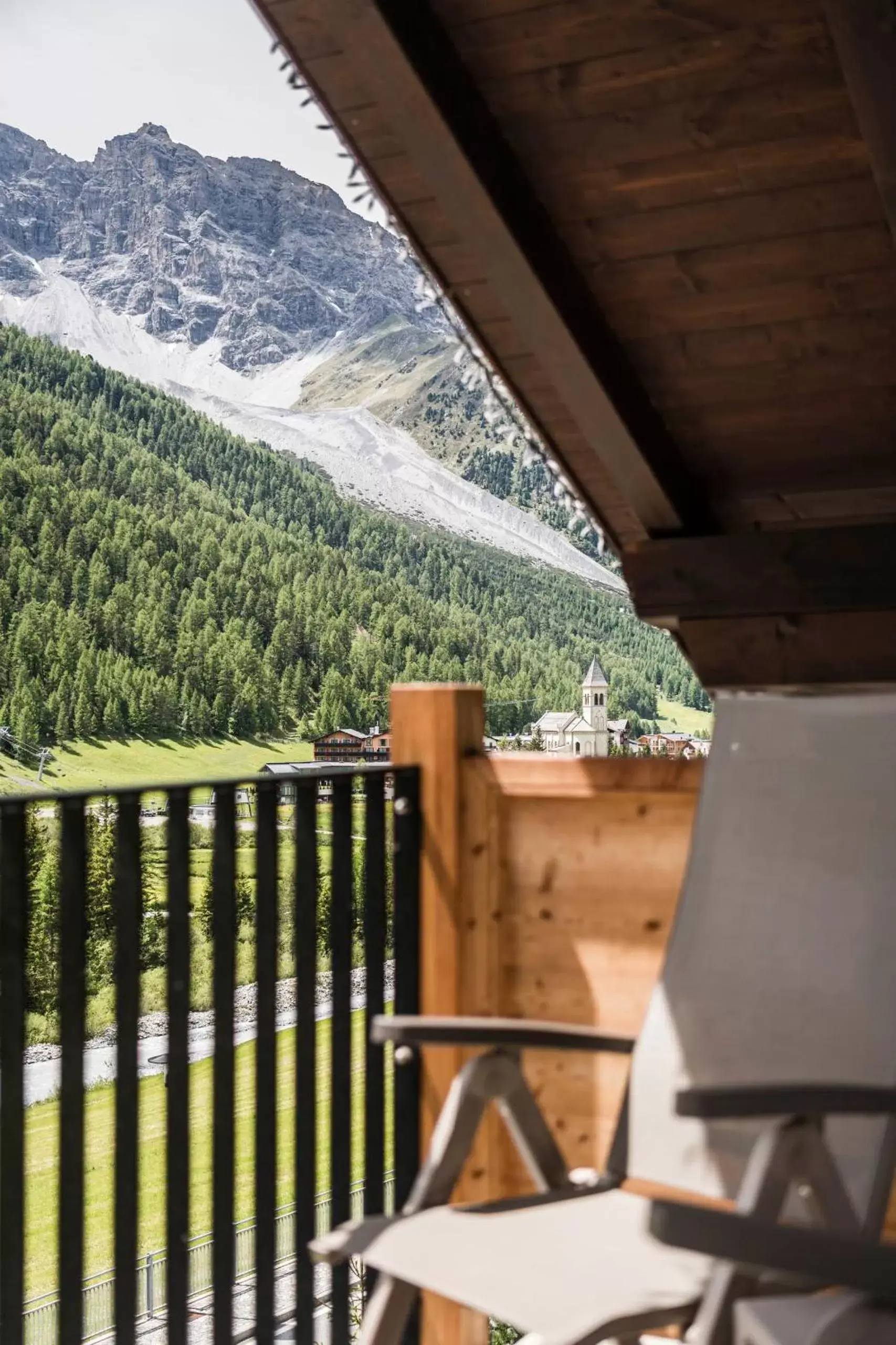 View (from property/room), Balcony/Terrace in Paradies Pure Mountain Resort