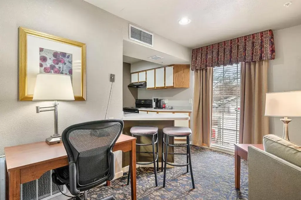 Living room, Dining Area in The 505 Collection Buckhead