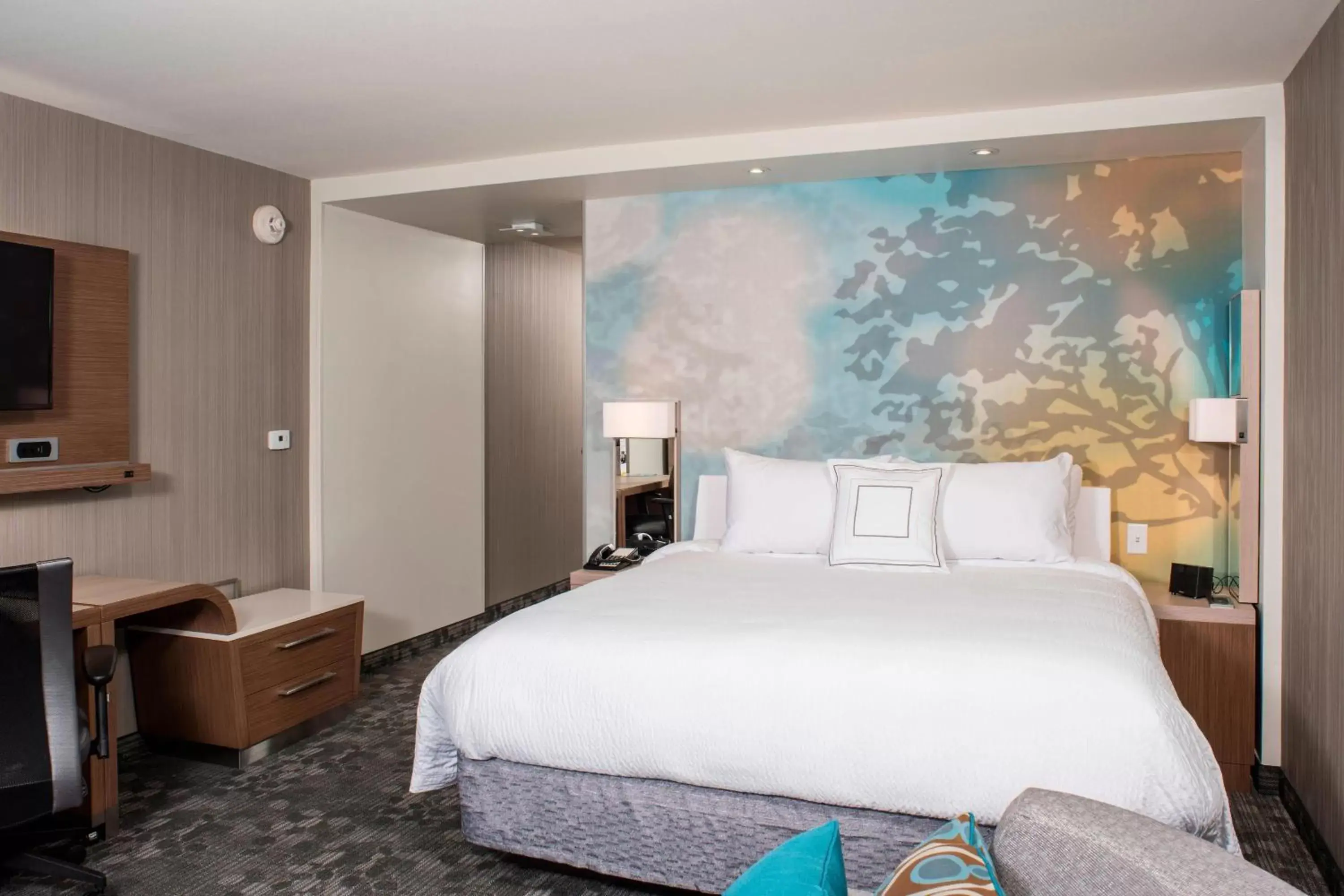 King Room with Sofa Bed - Hearing Accessible in Courtyard by Marriott Albany Clifton Park King Room with Sofa Bed - Hearing Accessible in Courtyard by Marriott Albany Clifton Park