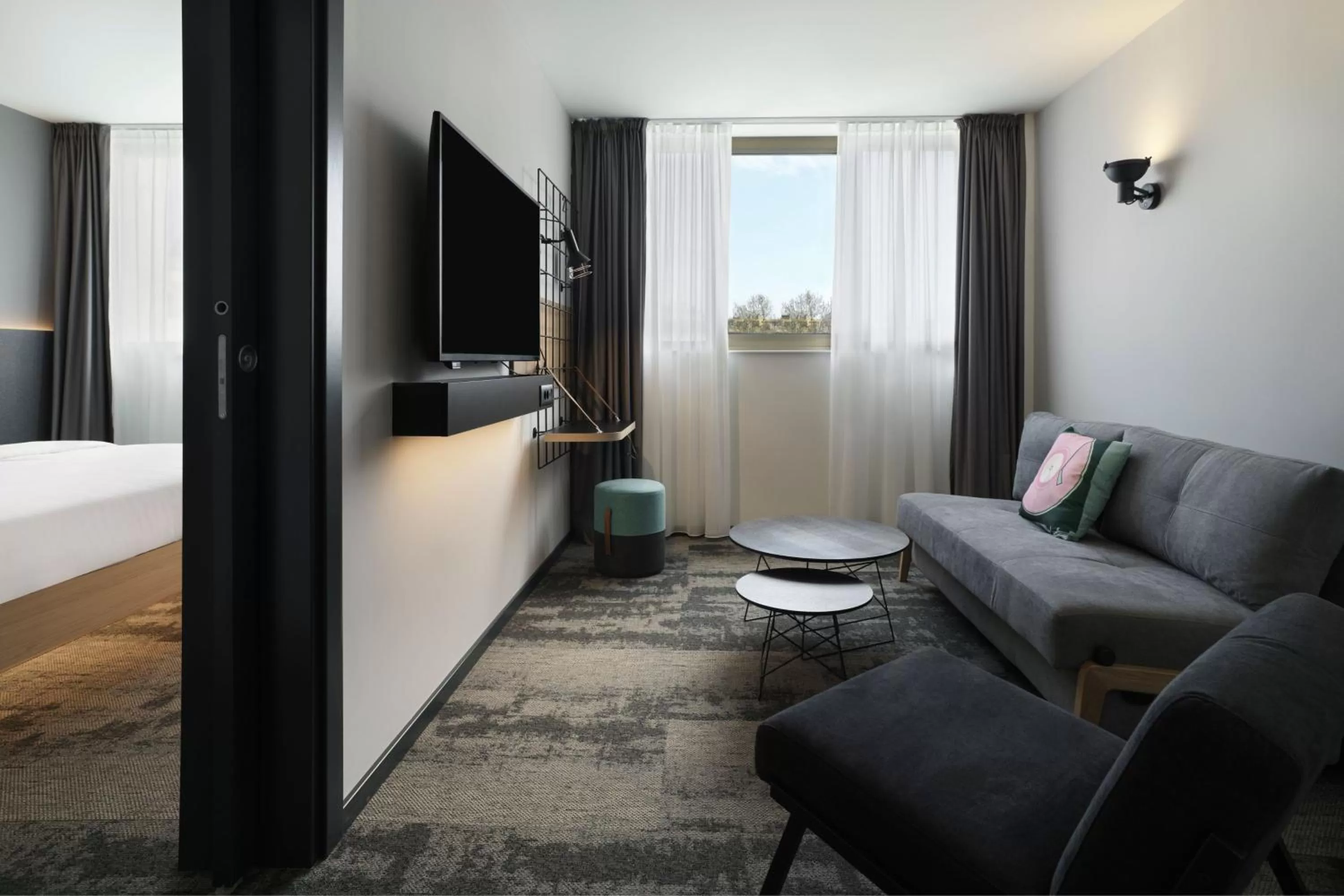 Photo of the whole room in Moxy Belgrade