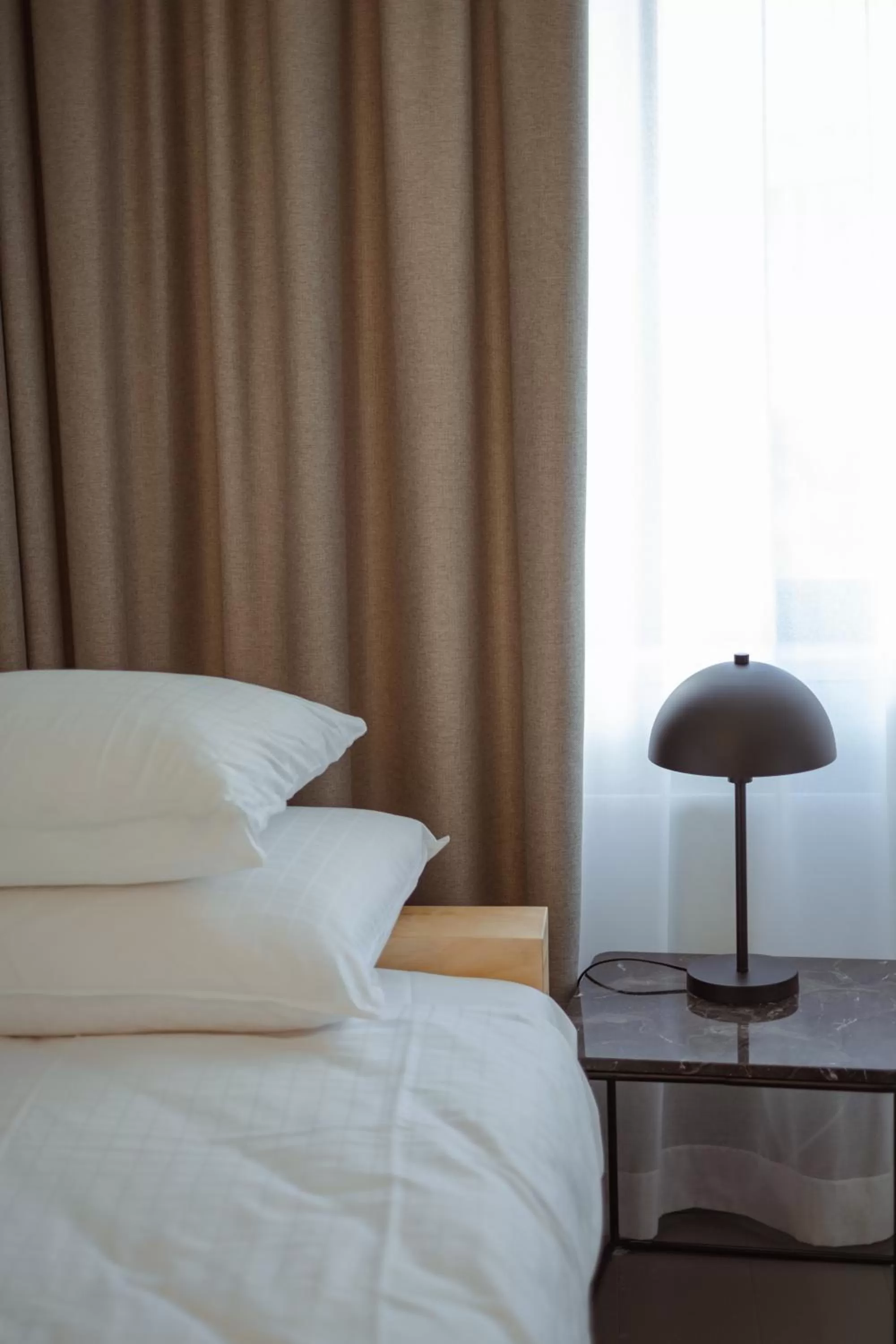 Bed in Hotel National Antwerp