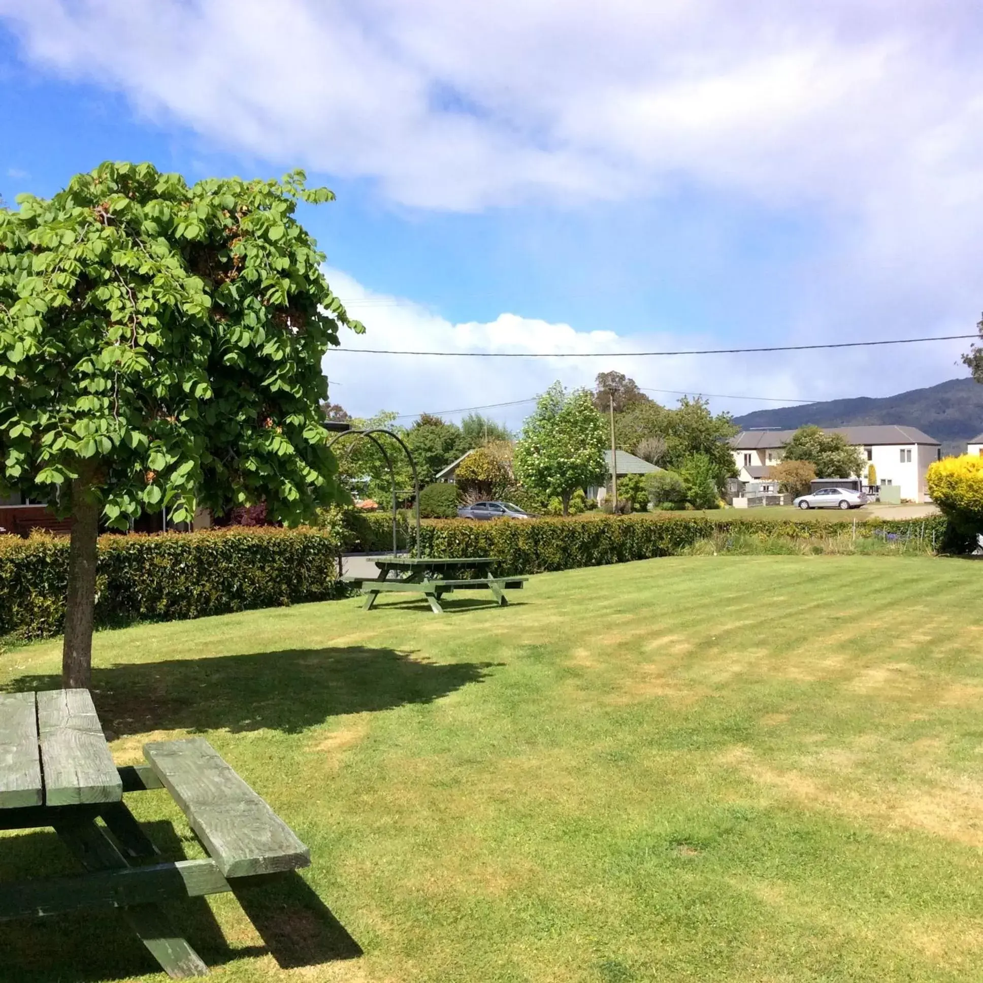 Garden in Alpine View Motel