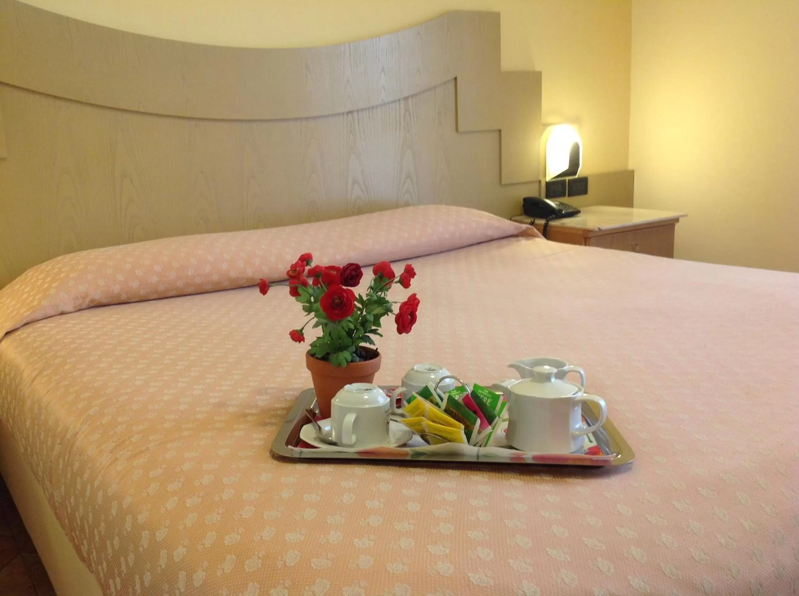 Bed in Hotel Giovanna