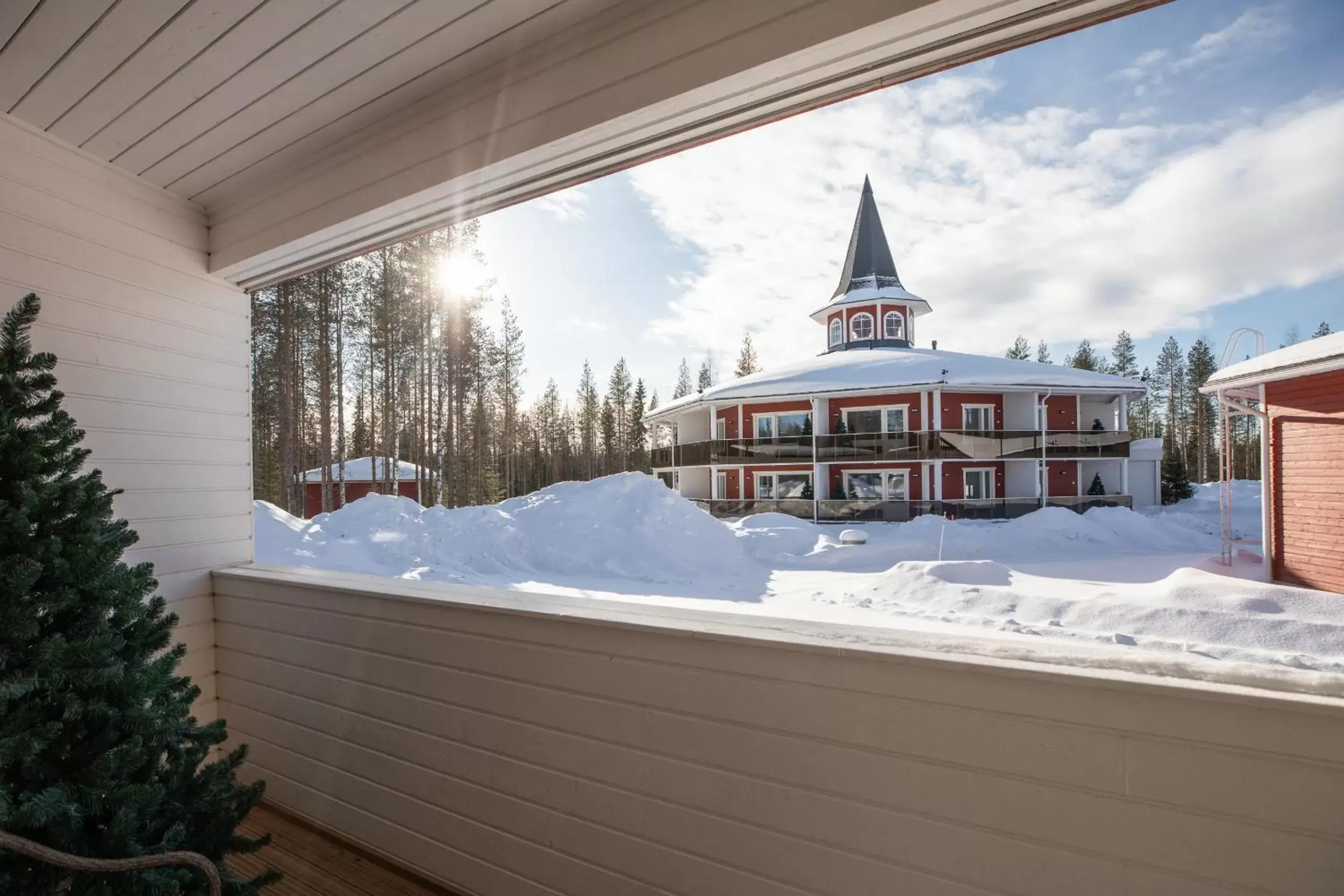 Balcony/Terrace, Winter in Santa Claus Holiday Village