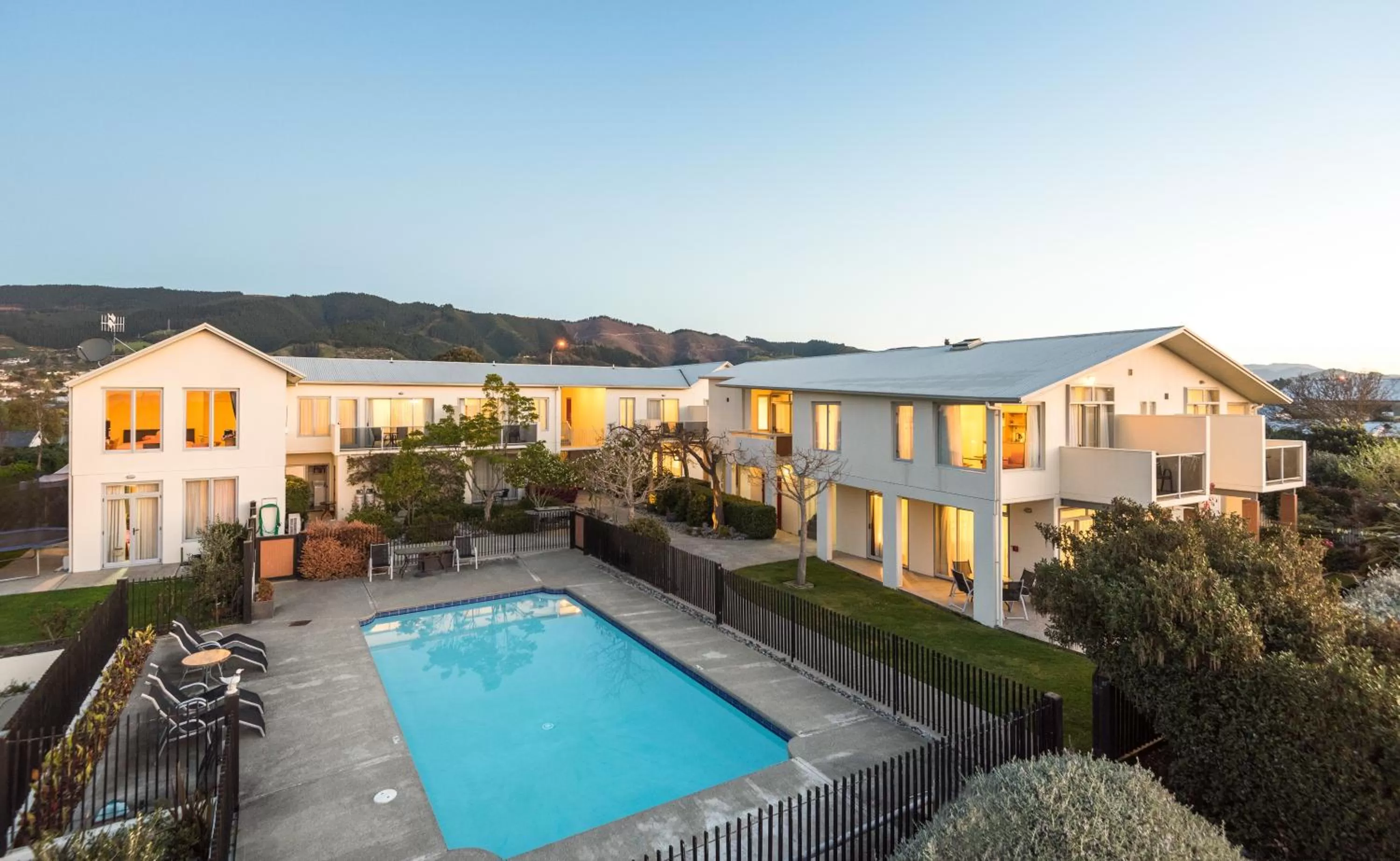 Bird's eye view in Parkside Motel