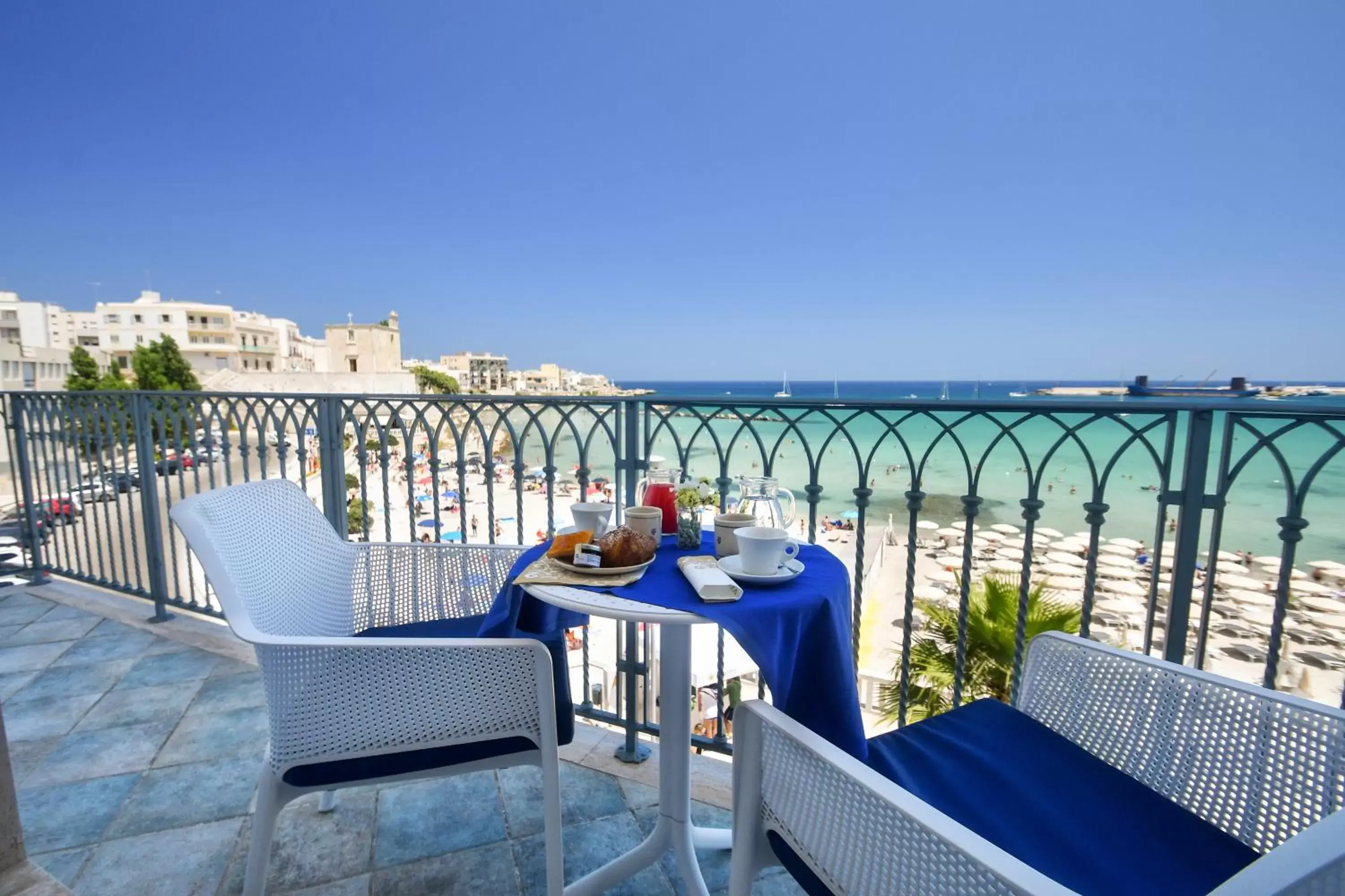 Sea view, Balcony/Terrace in B&b Lungomare Otranto