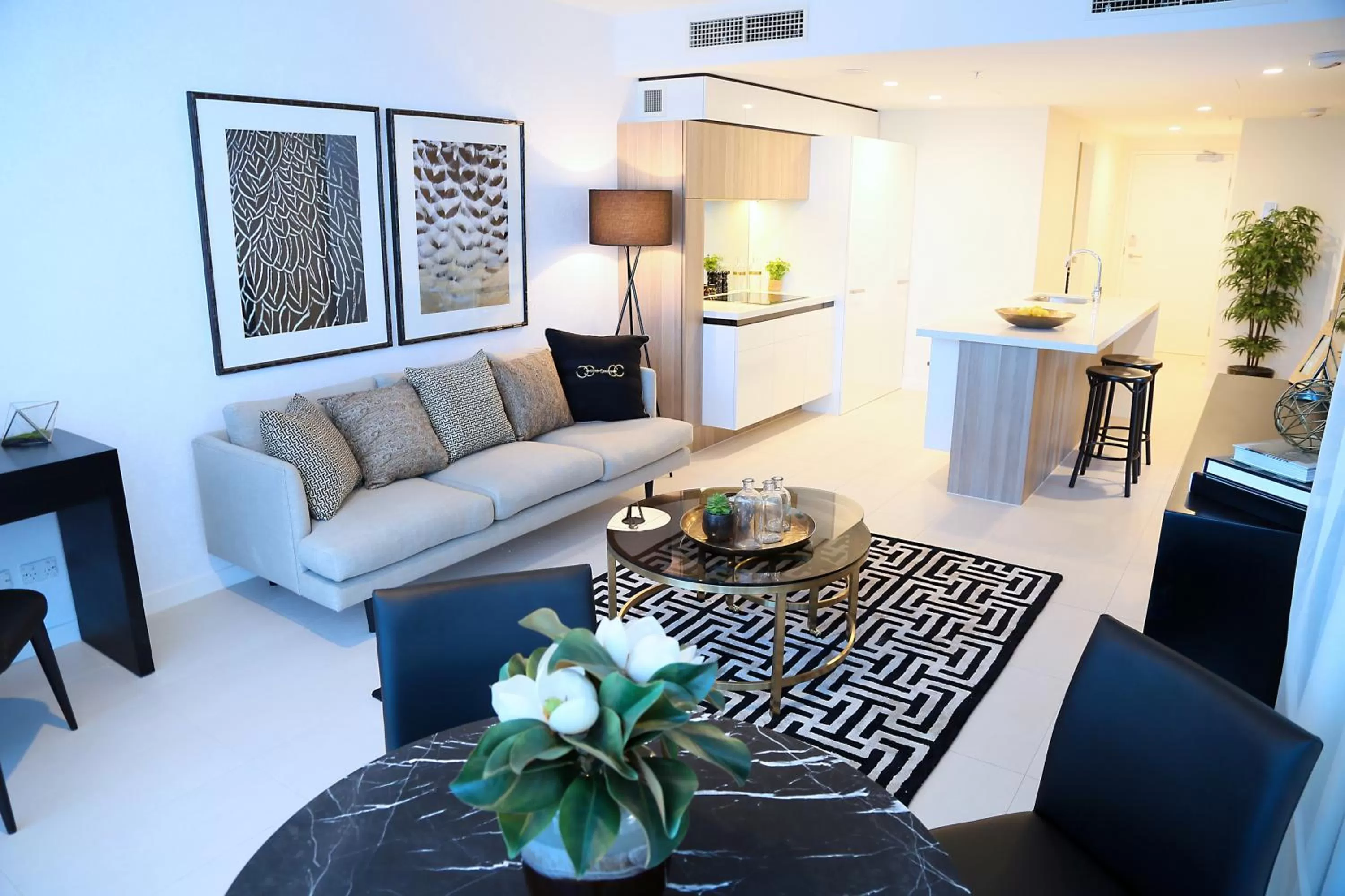 Living room in Alex Perry Hotel & Apartments