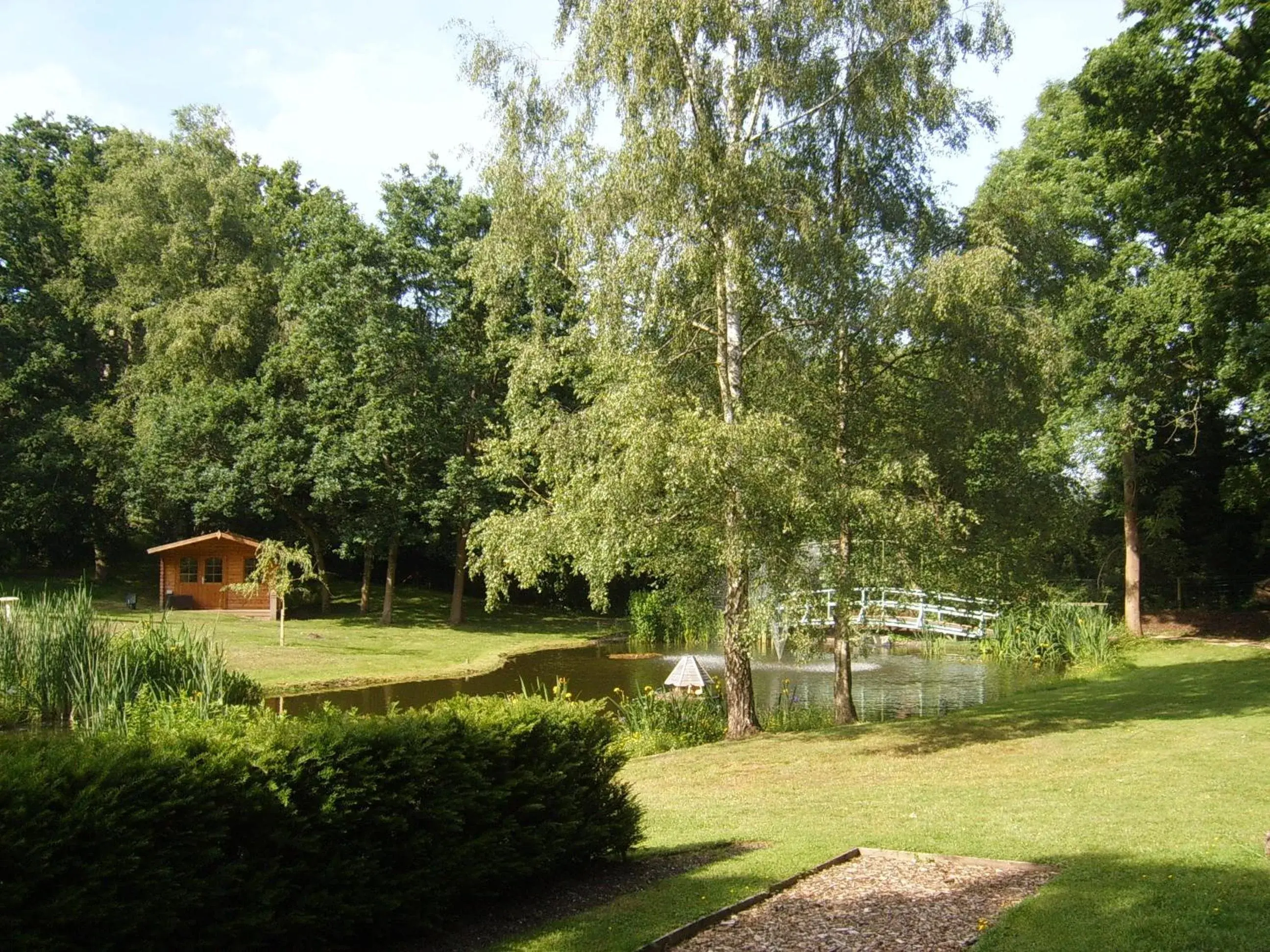 Garden in Passford House Hotel