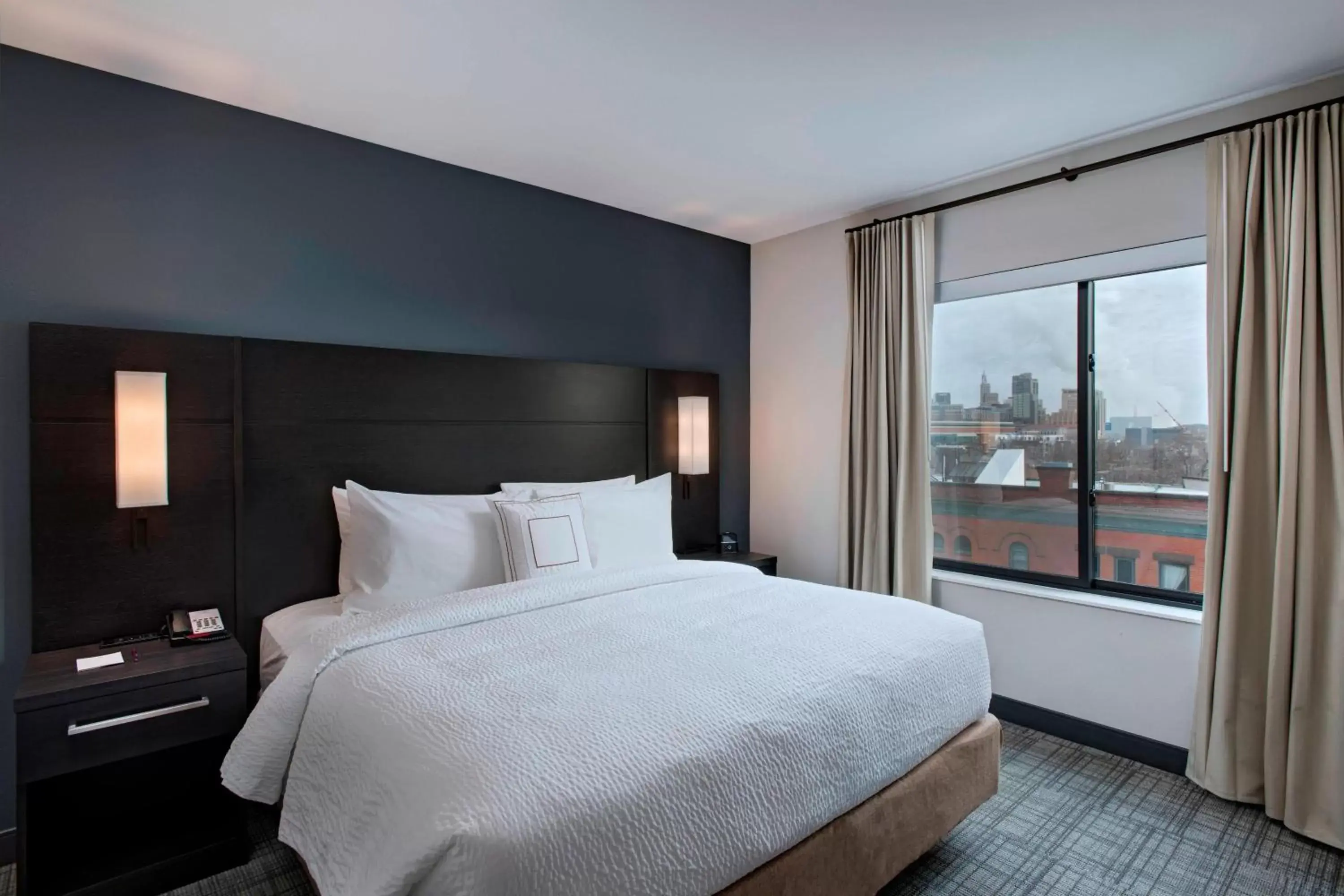 Bedroom, Bed in Residence Inn by Marriott St. Paul Downtown