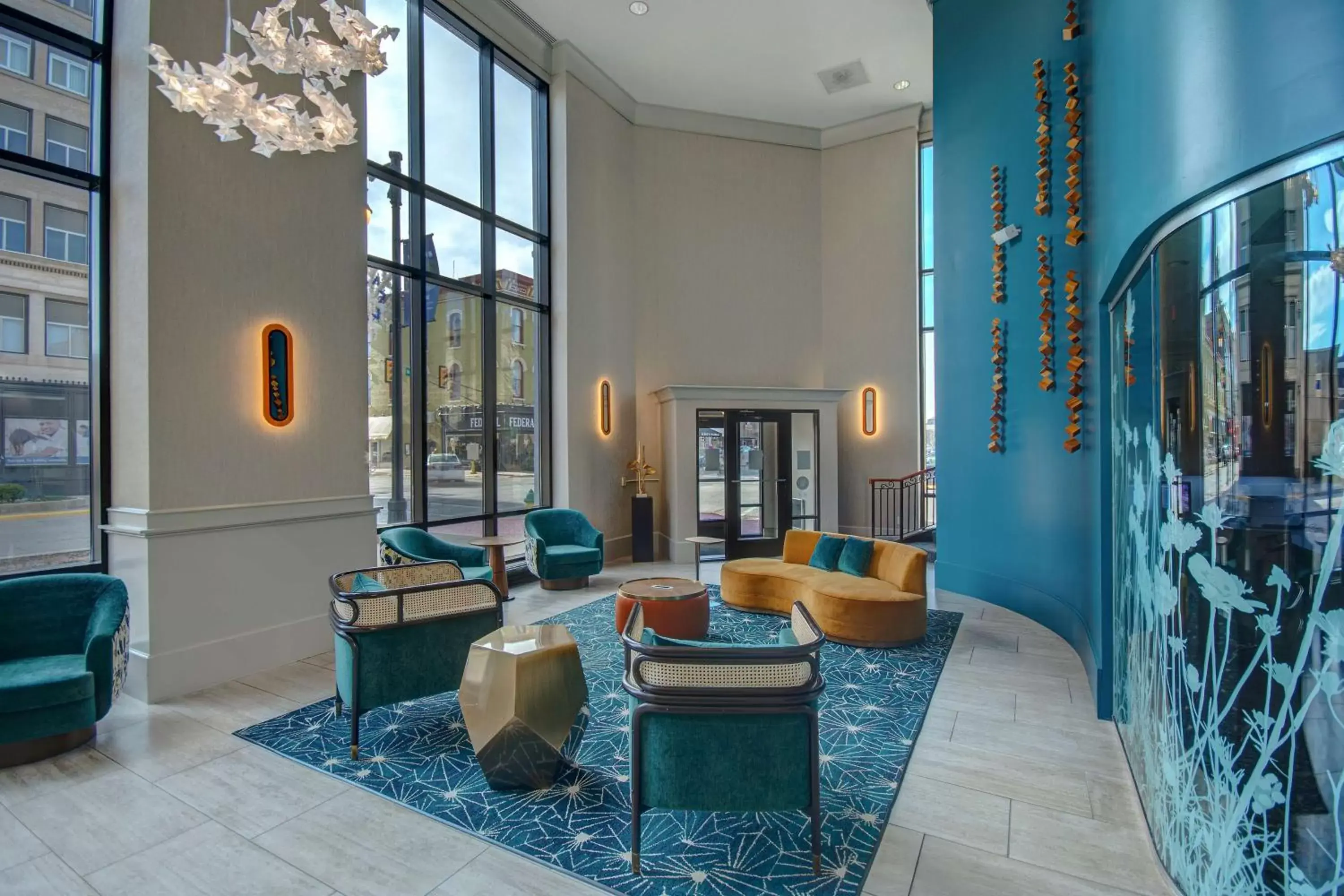 Lobby or reception in Hilton Garden Inn Terre Haute