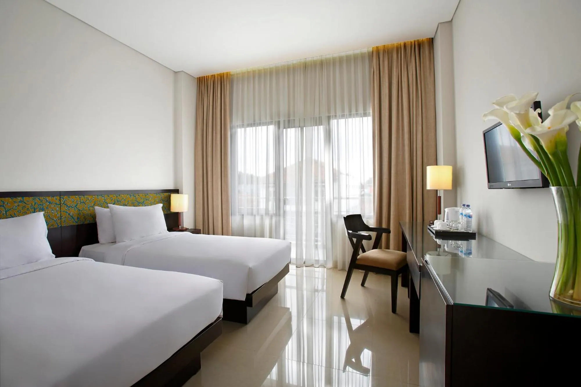 Bed in Hotel Surya Yudha Purwokerto