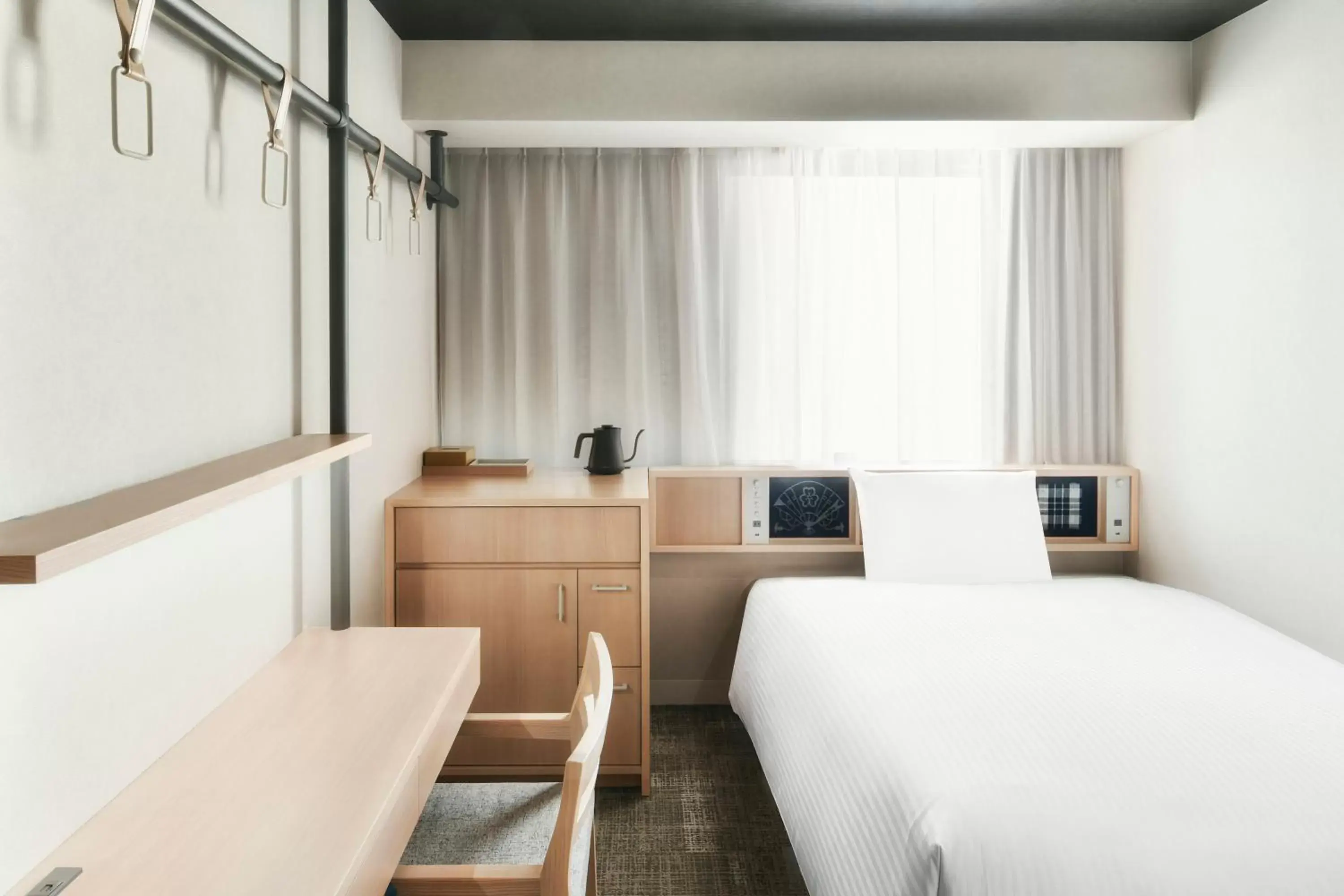 Photo of the whole room, Bed in REF Matsuyama City Station by VESSEL HOTELS