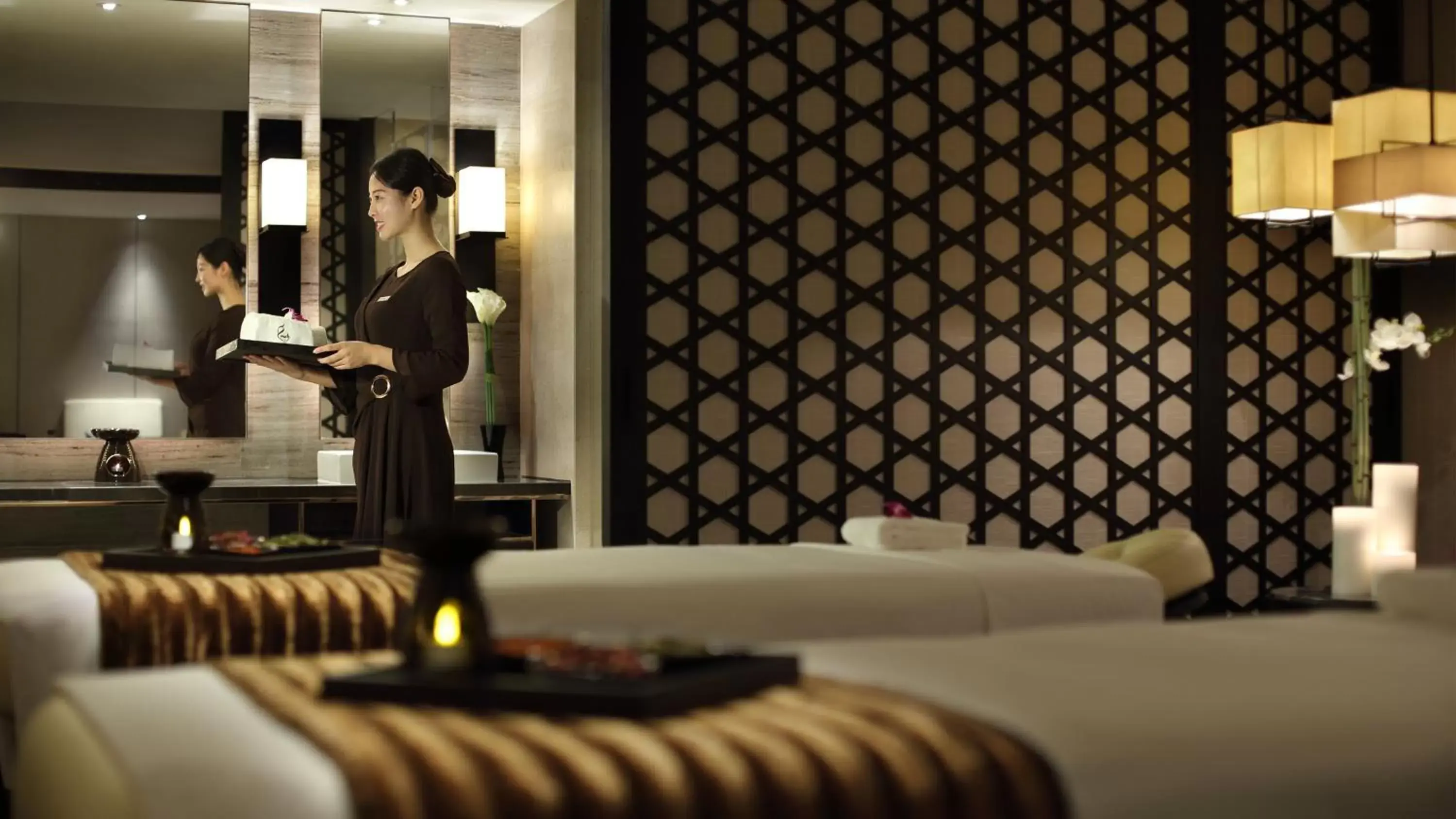 Spa and wellness centre/facilities, Bed in InterContinental Shanghai Hongqiao NECC by IHG Spa and wellness centre/facilities, Bed in InterContinental Shanghai Hongqiao NECC by IHG