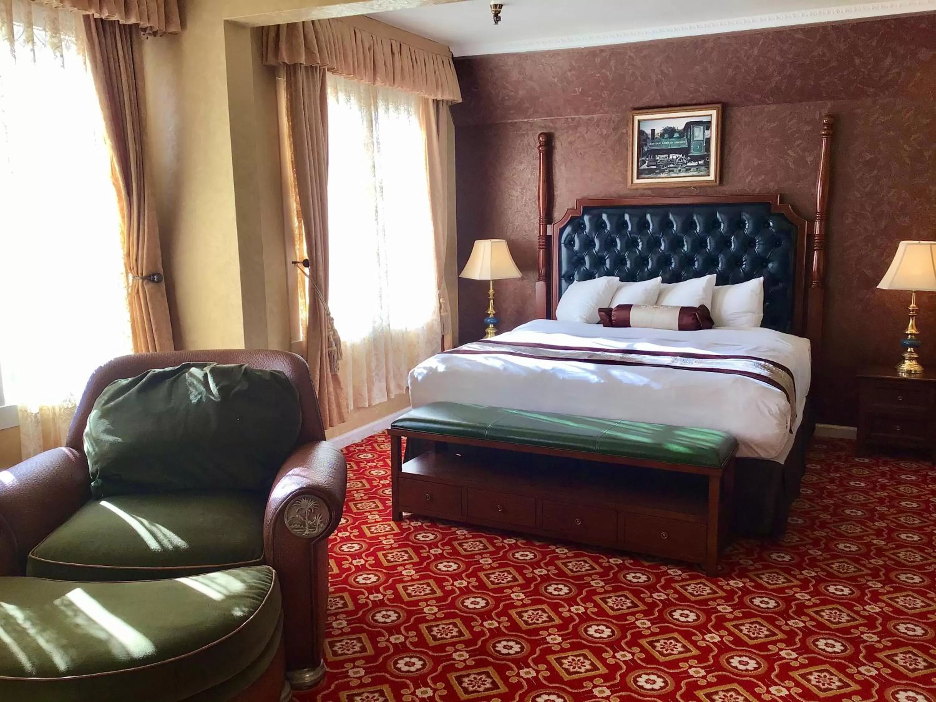 Bed in Eureka Inn, Trademark Collection by Wyndham