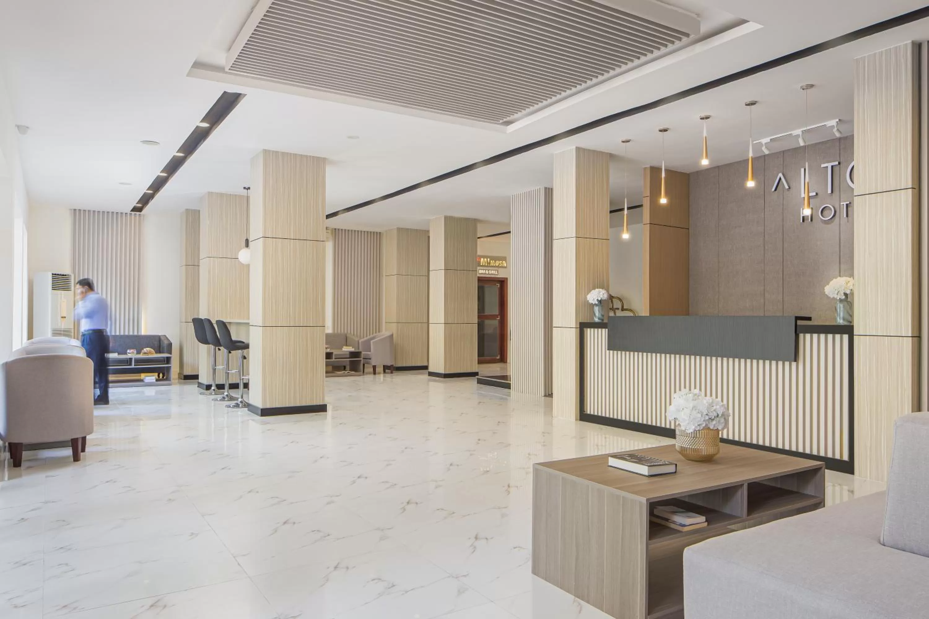 Lobby or reception in Altos Hotel