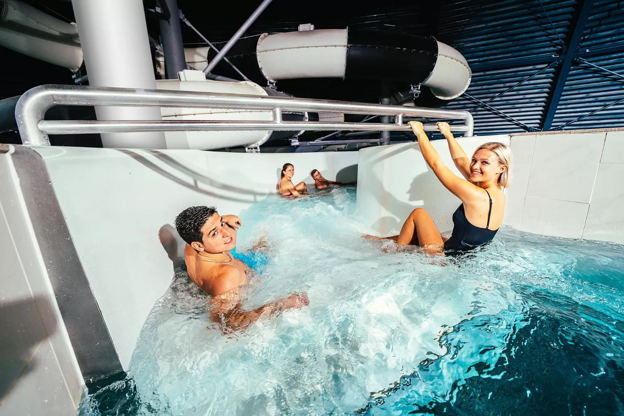 Aqua park in Hotel Claro Garni