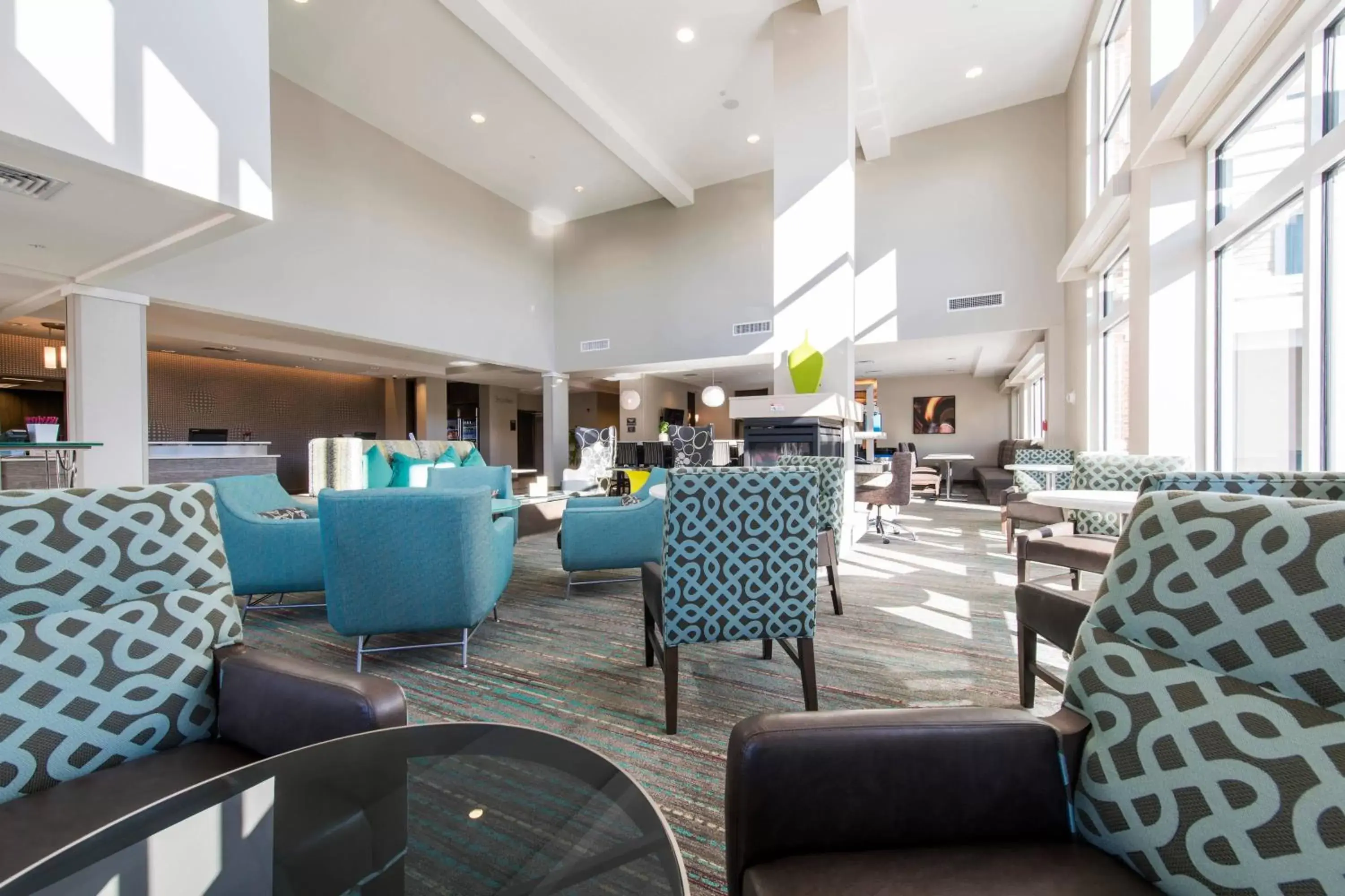 Lobby or reception, Restaurant/Places to Eat in Residence Inn by Marriott Nashua