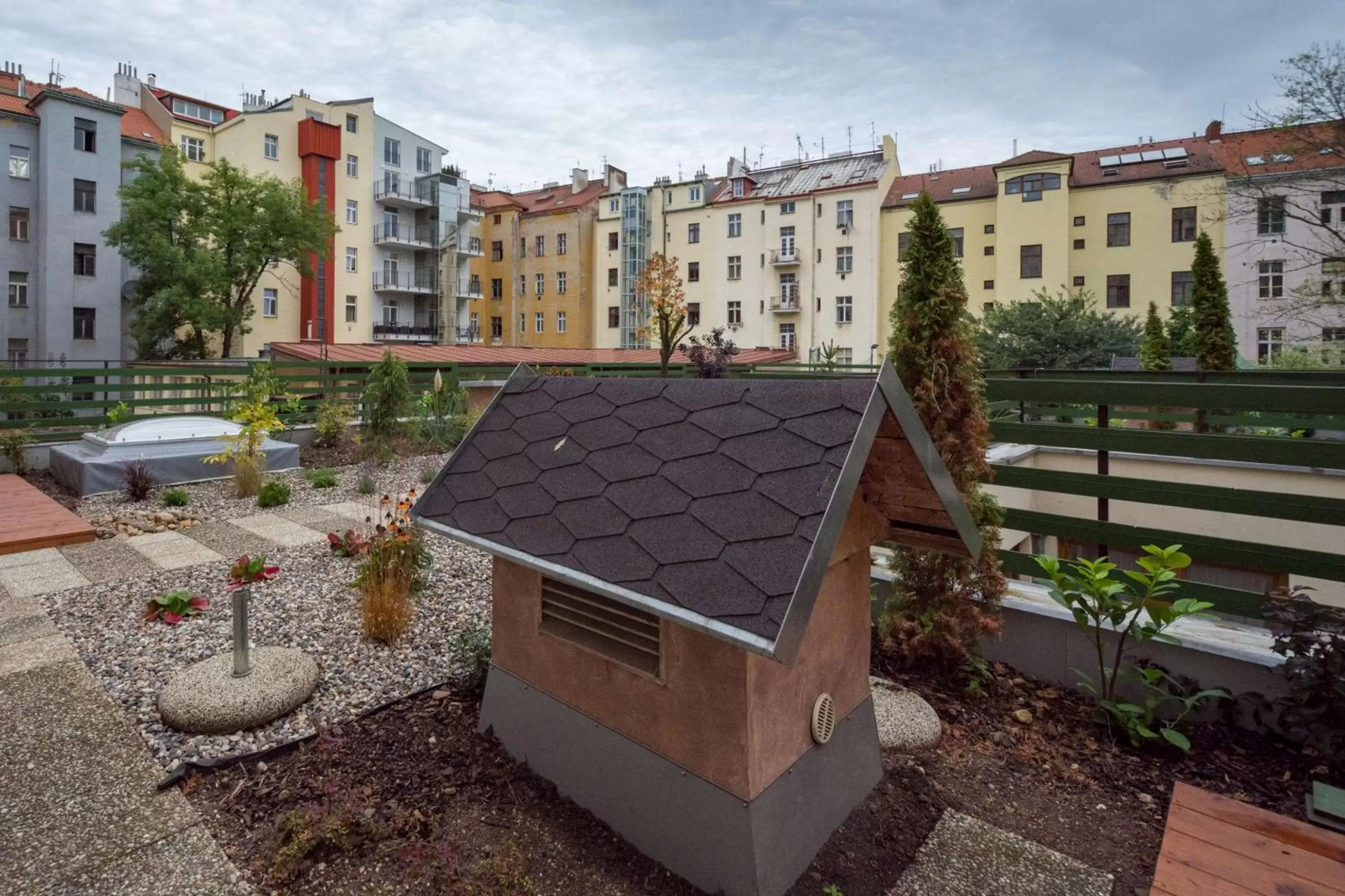 Garden in Hotel Superior Prague