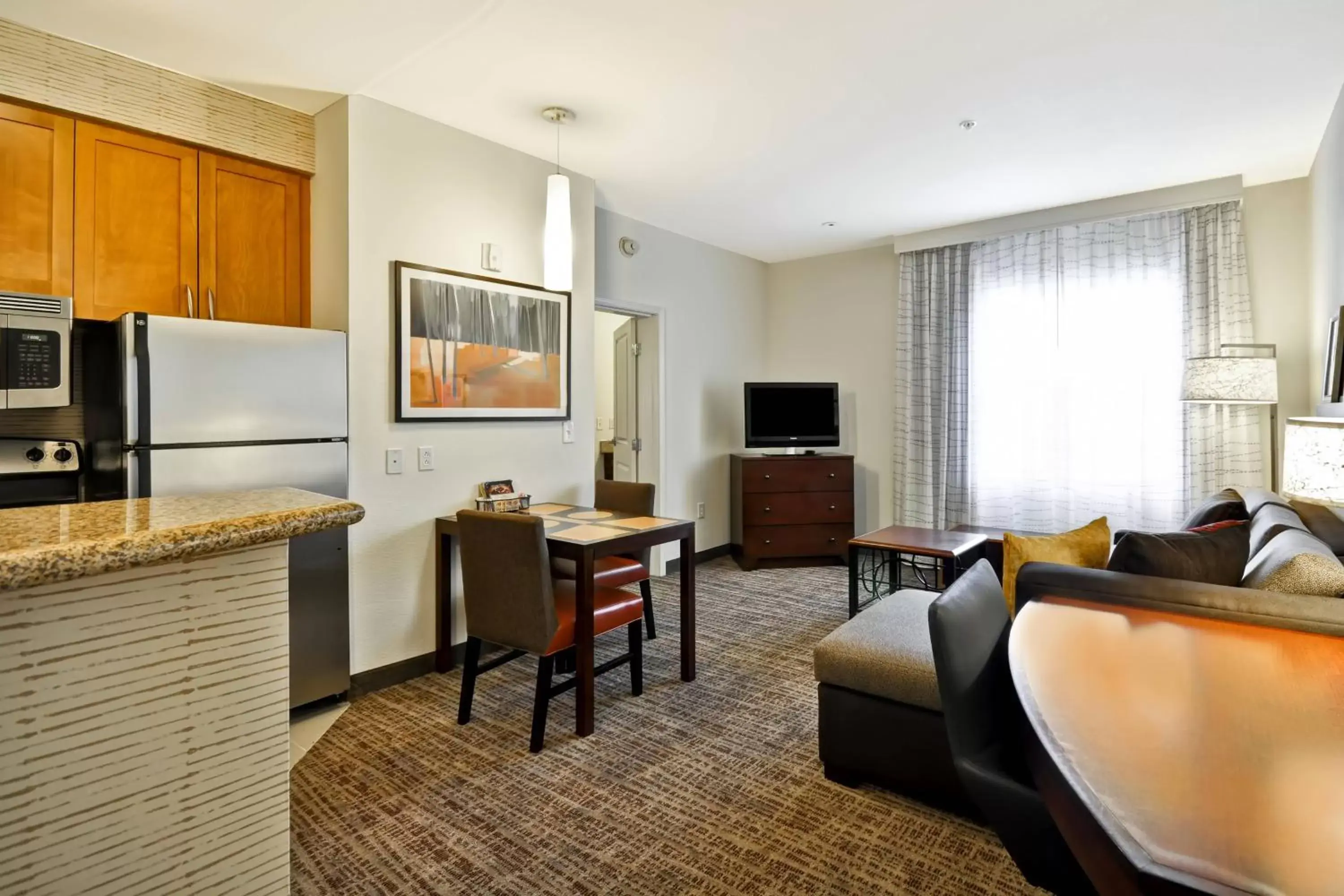 Living room, Seating Area in Residence Inn by Marriott Gulfport-Biloxi Airport