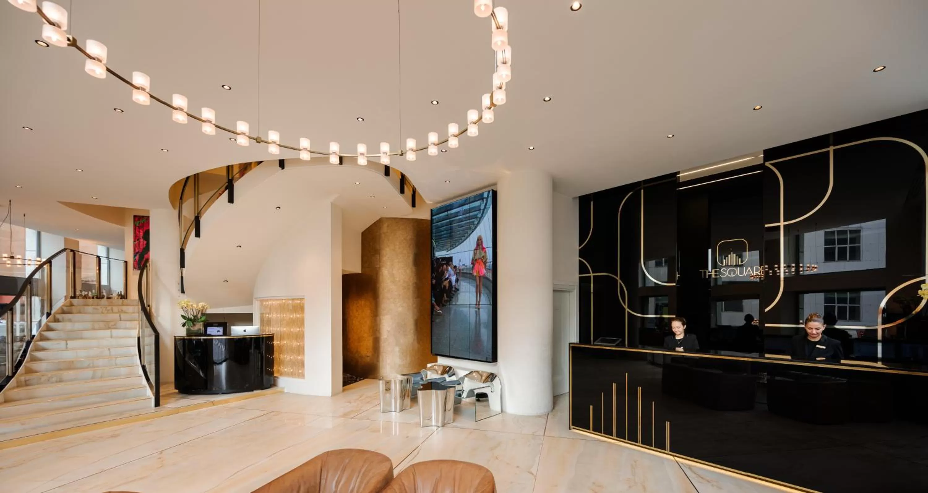 Lobby or reception in Hotel The Square Milano Duomo - Preferred Hotels & Resorts