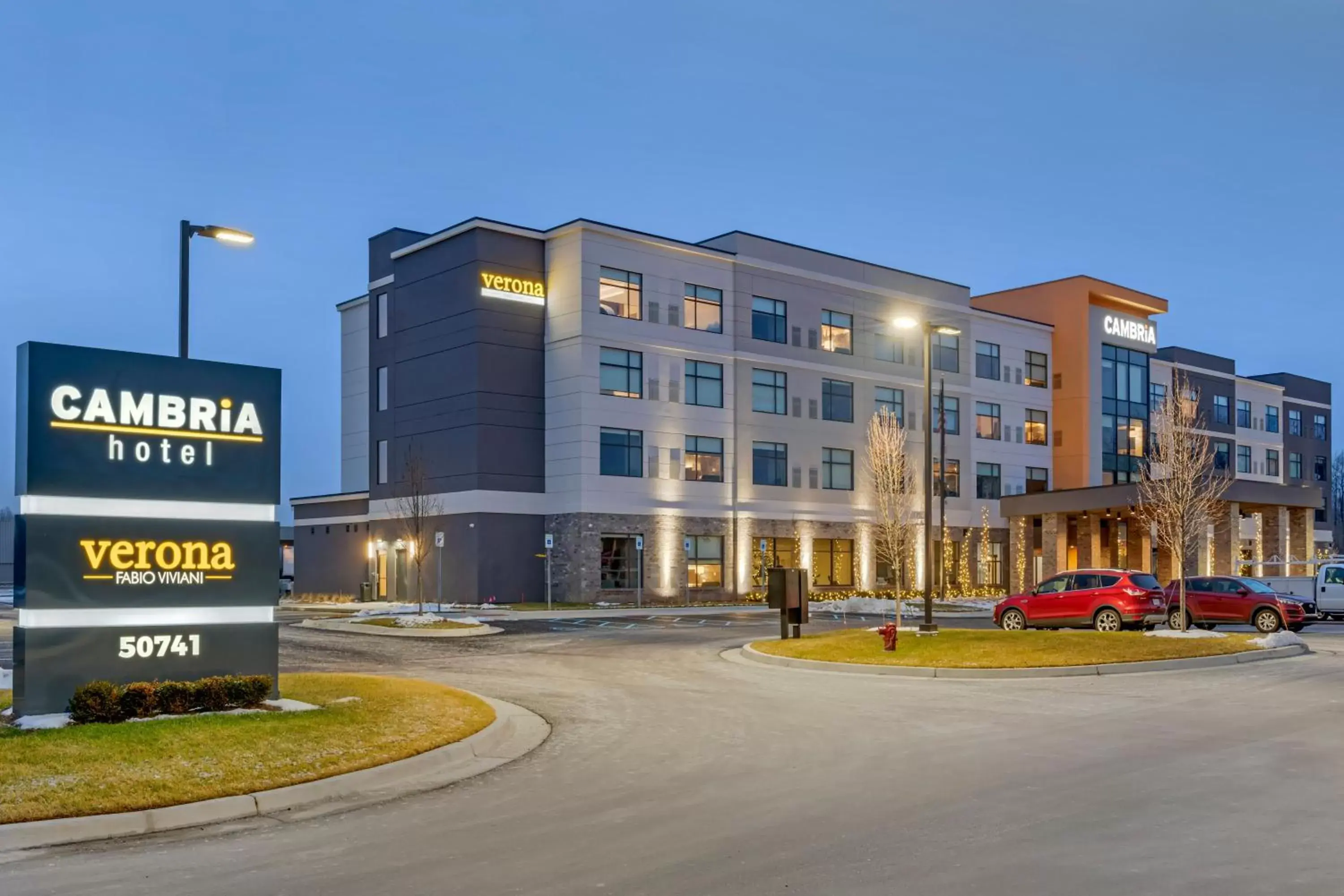 Property building in Cambria Hotel Detroit-Shelby Township