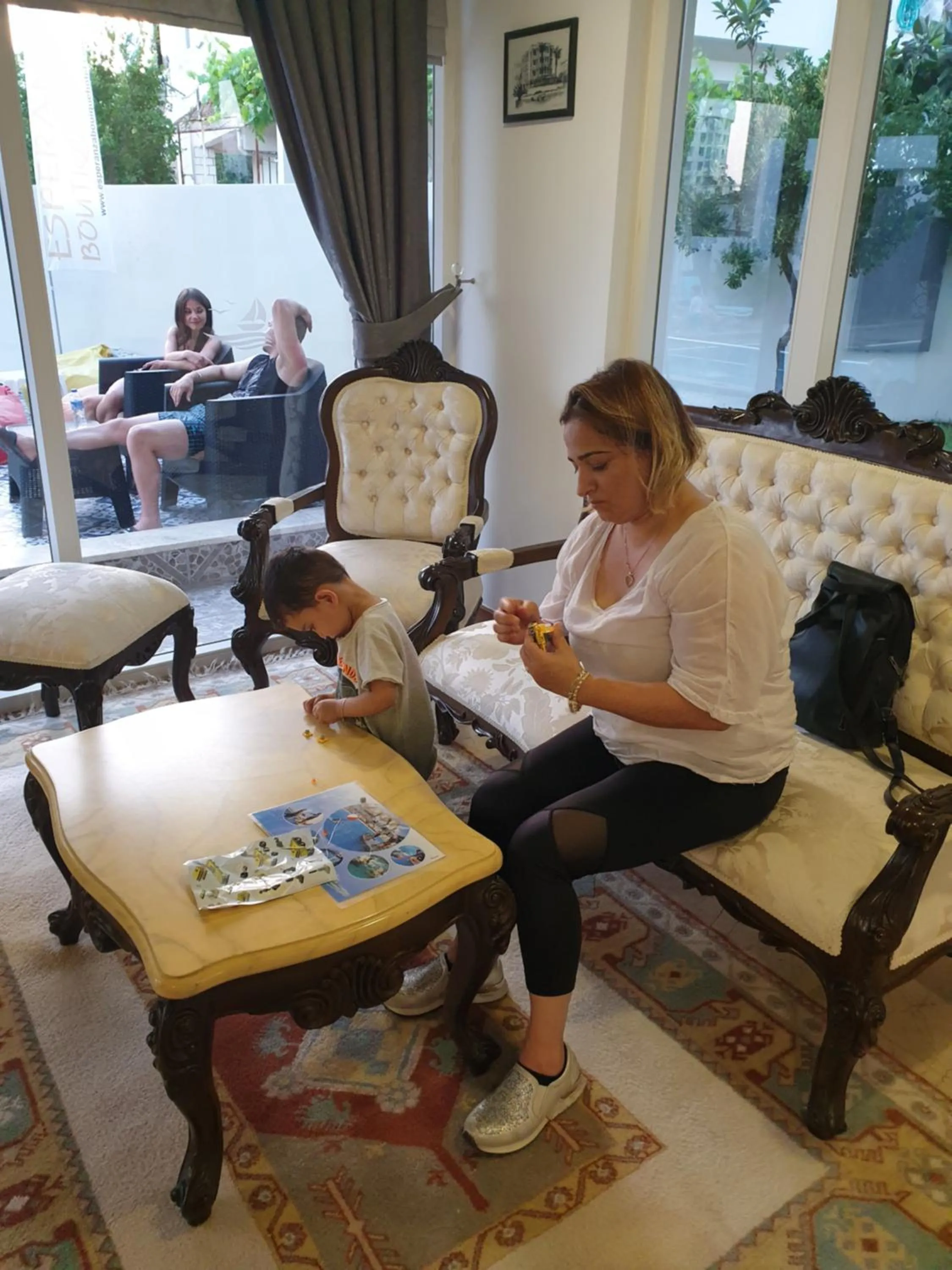 People in Esperanza Hotel