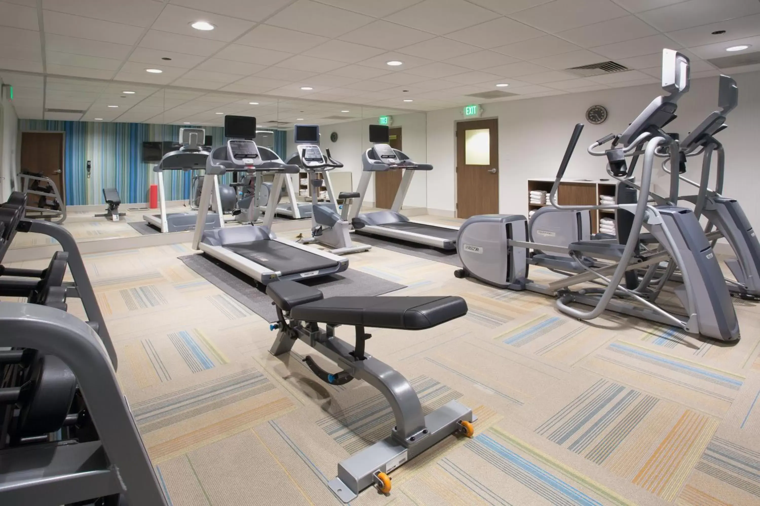 Fitness centre/facilities, Fitness Center/Facilities in Holiday Inn Express & Suites - Tulsa Northeast - Owasso, an IHG Hotel