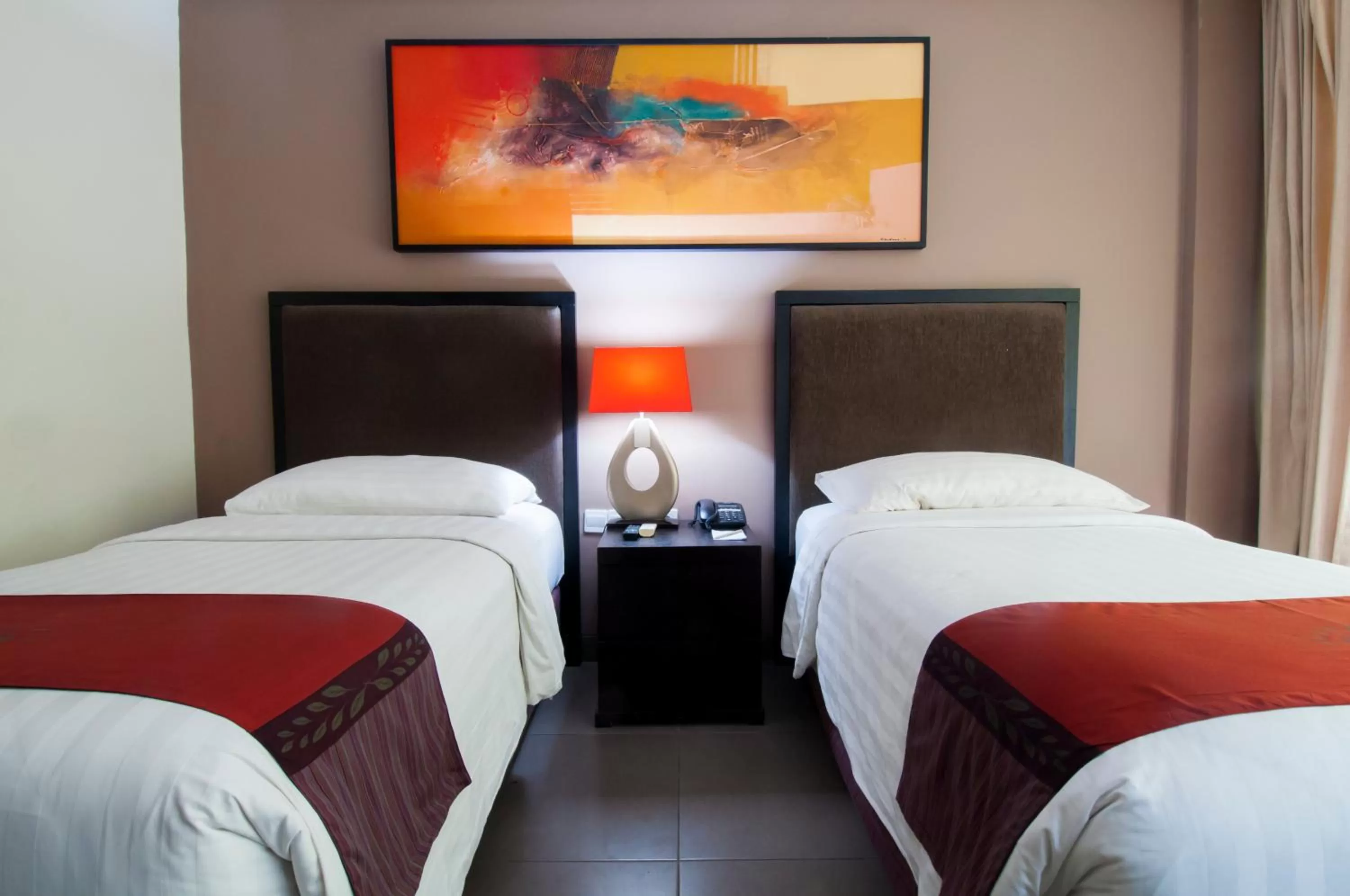 Bedroom, Bed in 100 Sunset Kuta Hotel & Ballroom