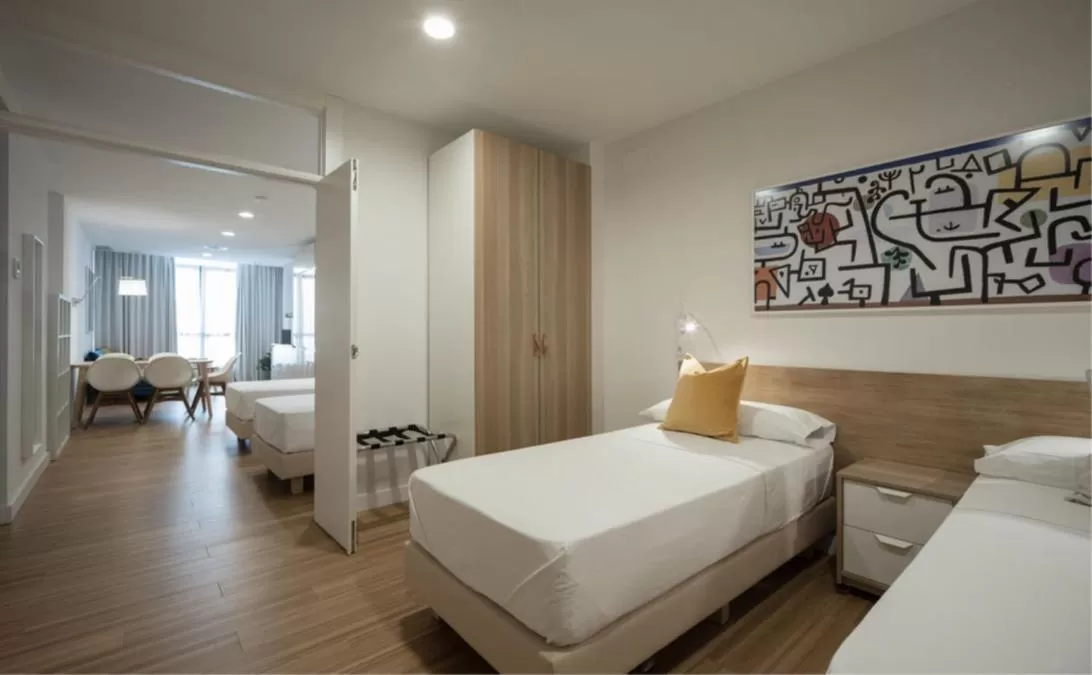 Bed in Mush Room Apartamentos