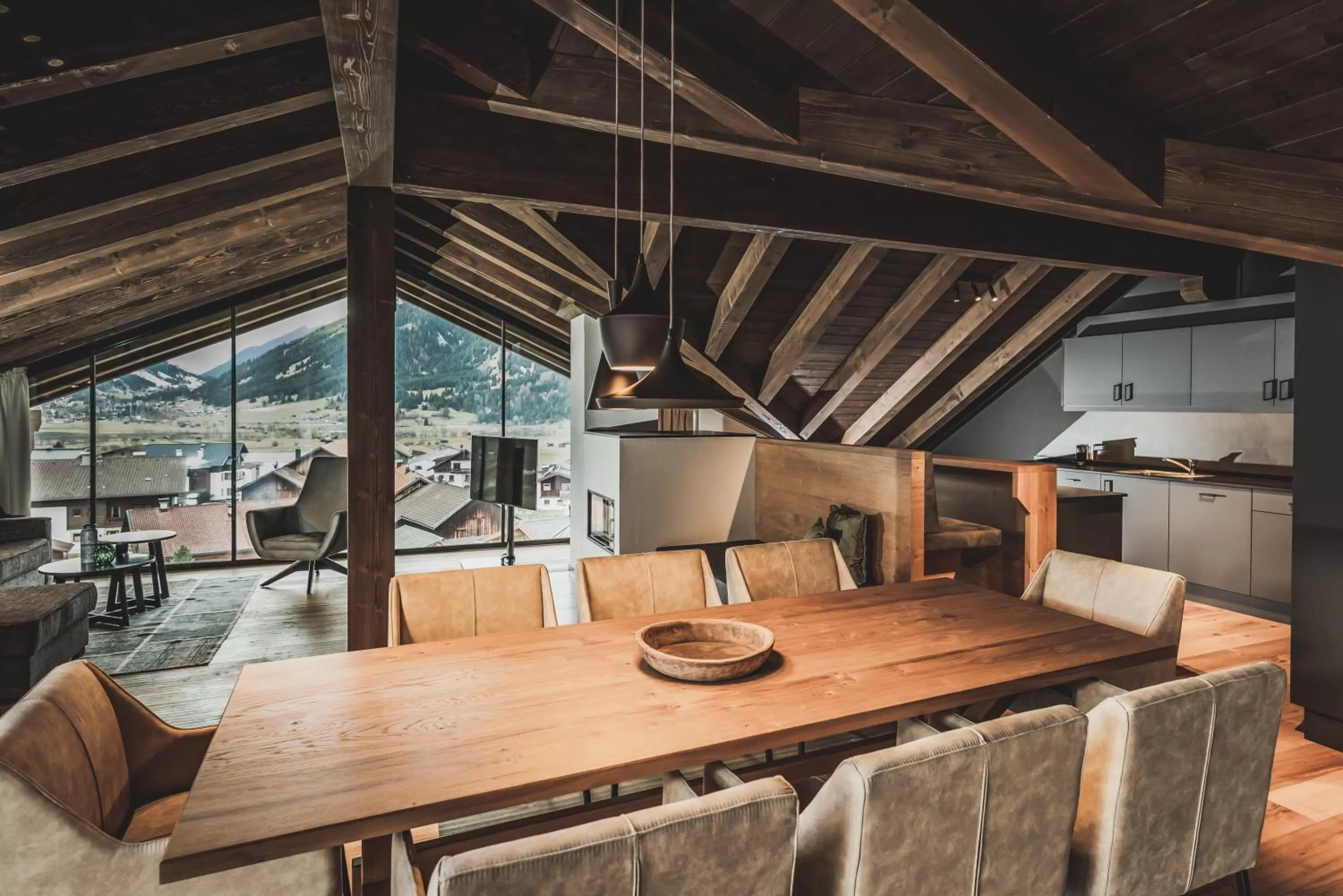 Living room, Dining Area in PURE Resort Ehrwald