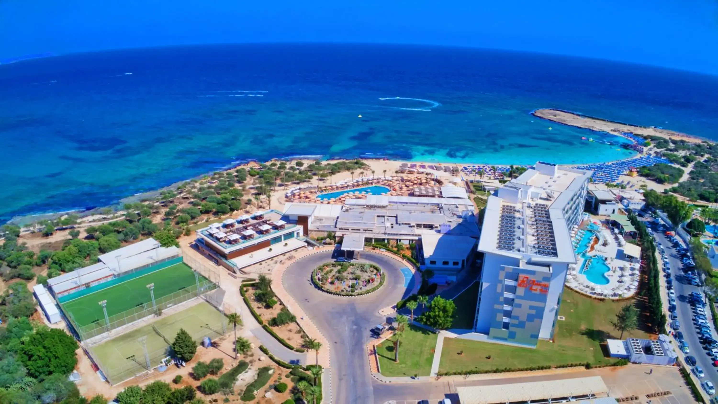 Bird's-eye View in Asterias Beach Hotel