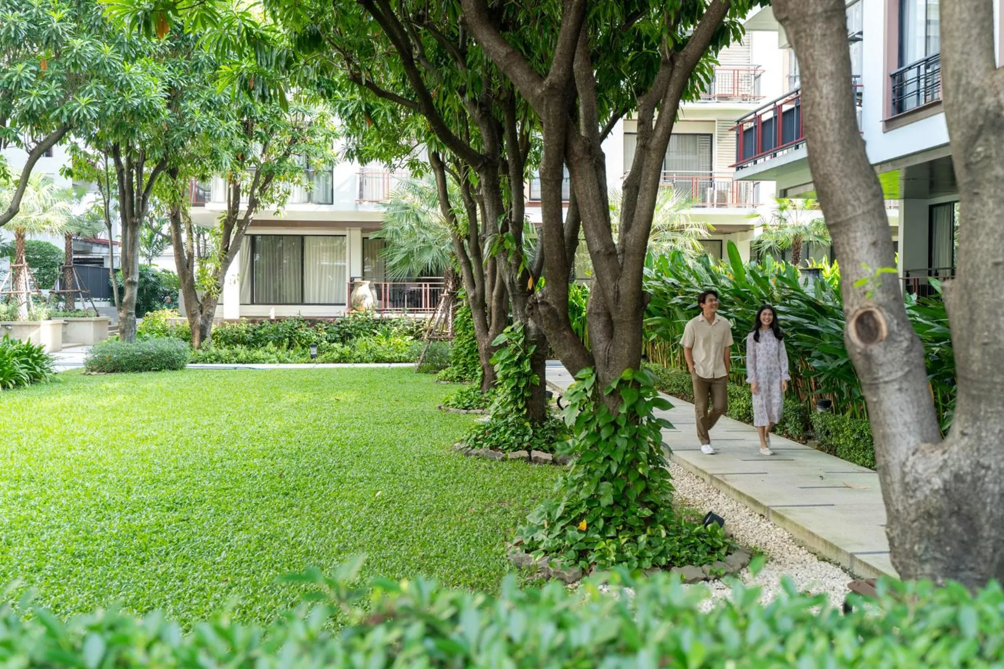 Garden in Amanta Hotel & Residence Ratchada