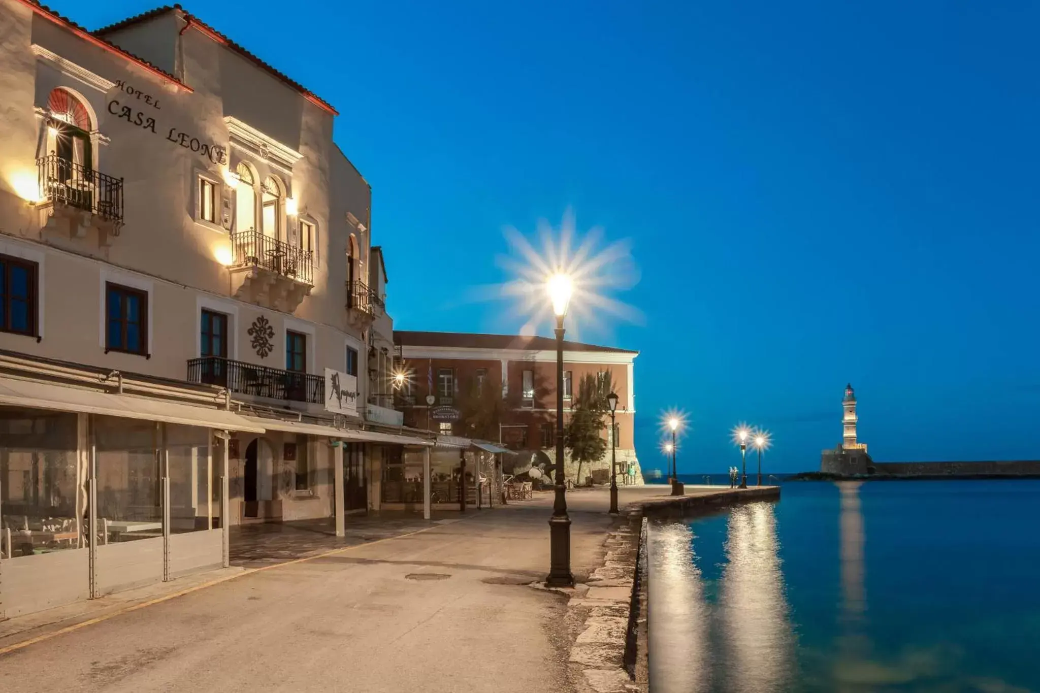 Night, Property Building in Casa Leone Hotel