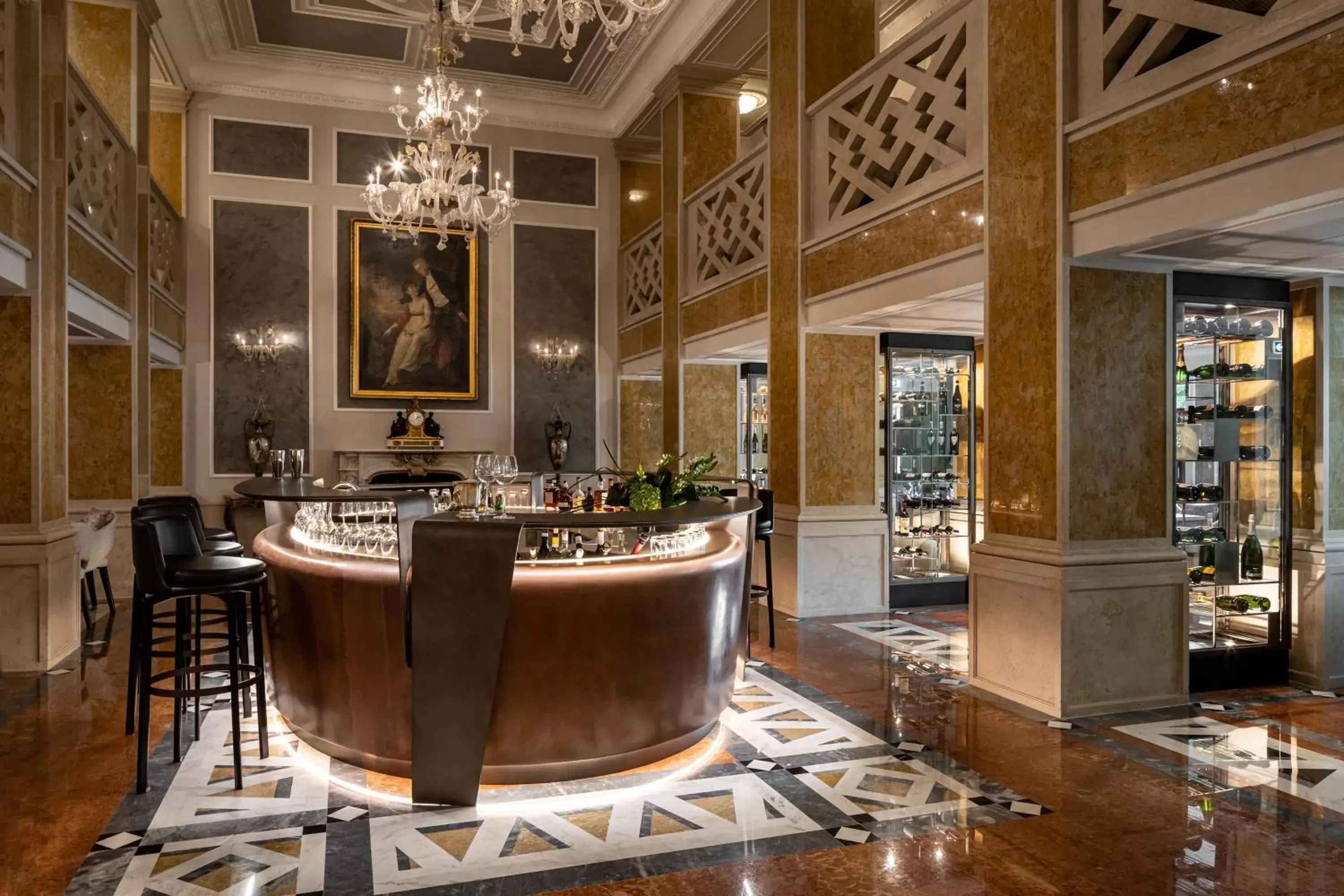 Lounge or bar, Lobby/Reception in Baglioni Hotel Luna - The Leading Hotels of the World
