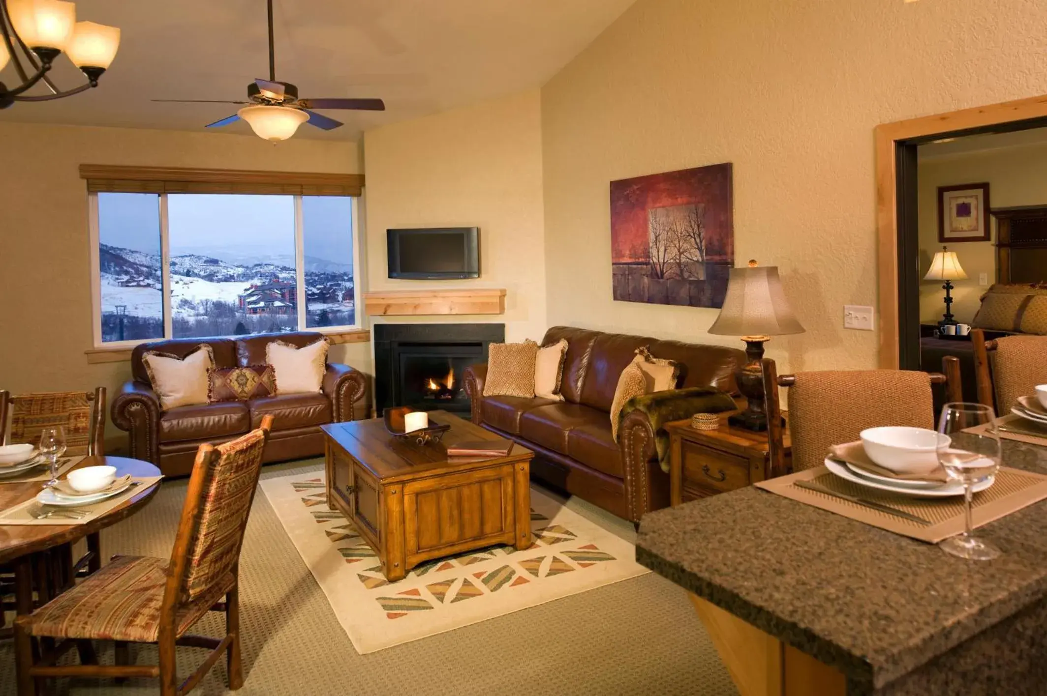 Living room, Seating Area in Silverado Lodge Park City - Canyons Village