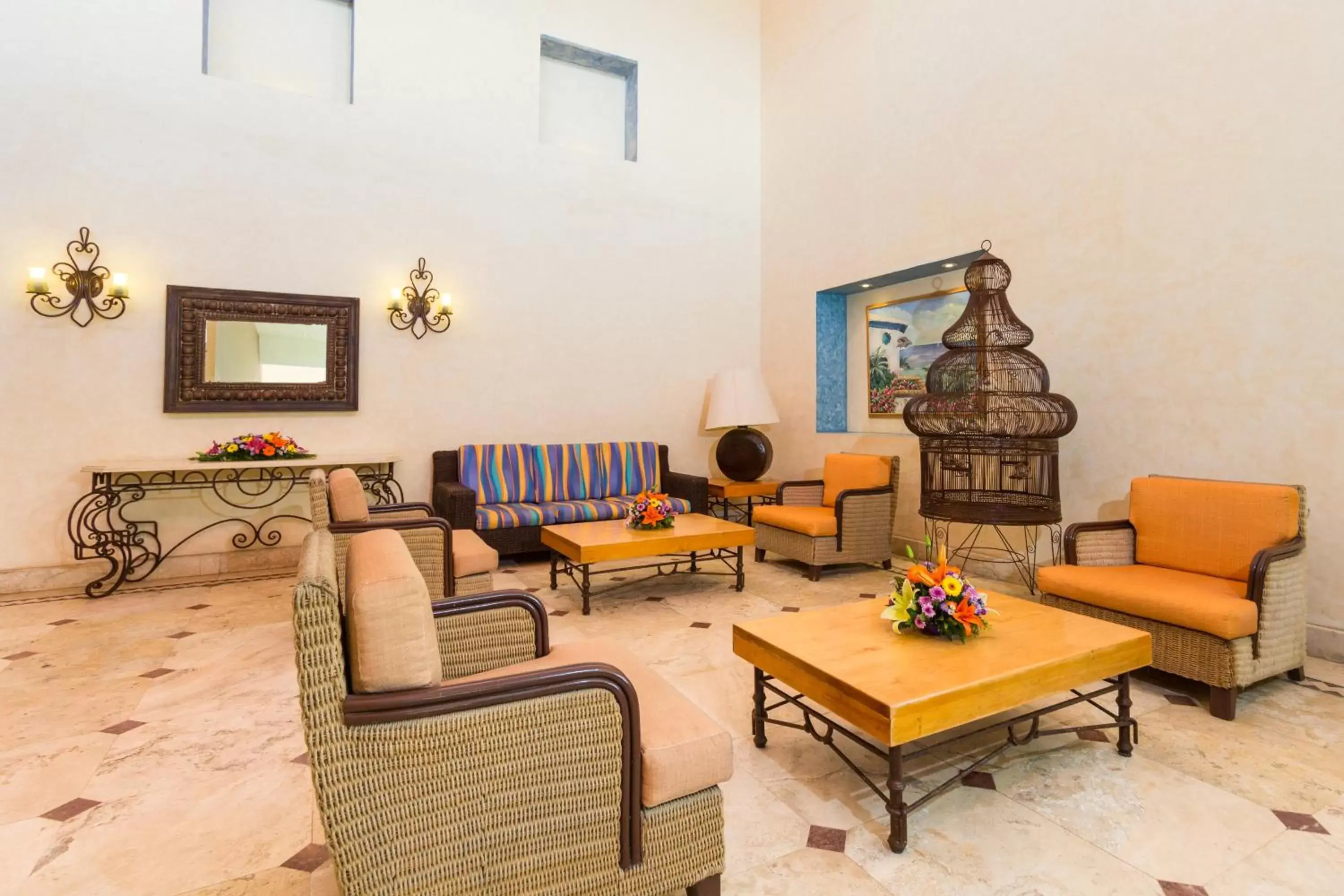 Lobby or reception, Seating Area in Posada Real Ixtapa