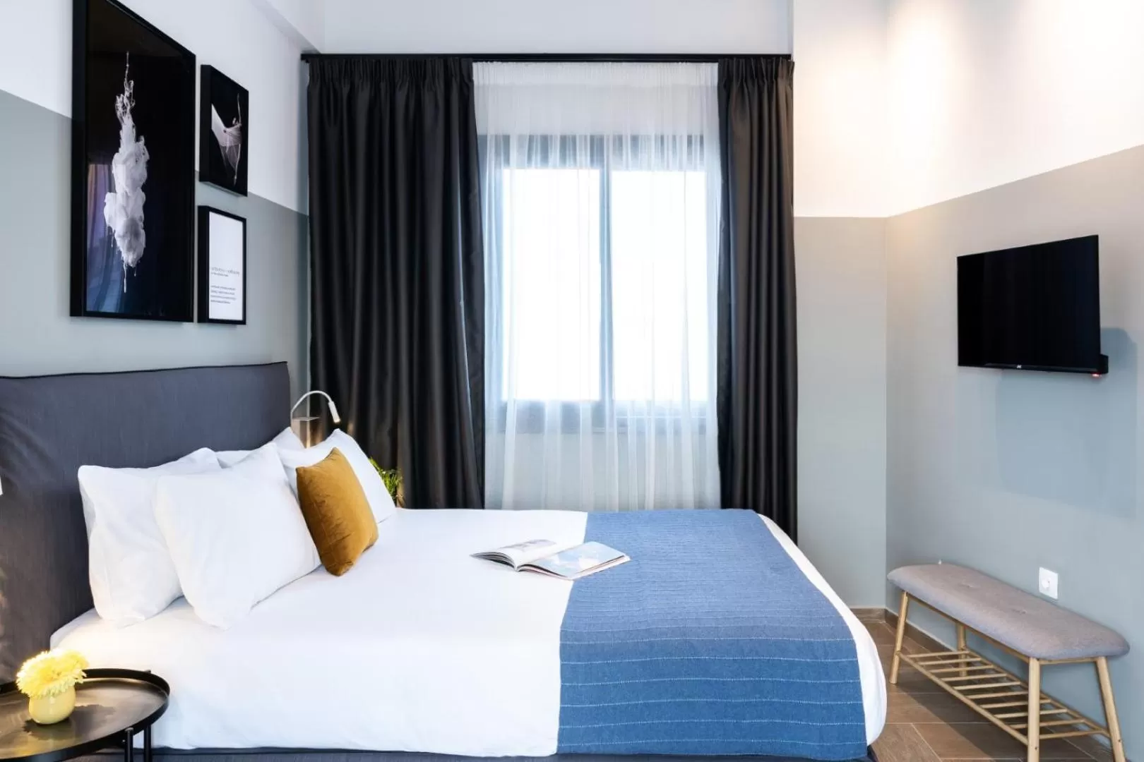 Bed in Play Theatrou Athens a member of Brown Hotels