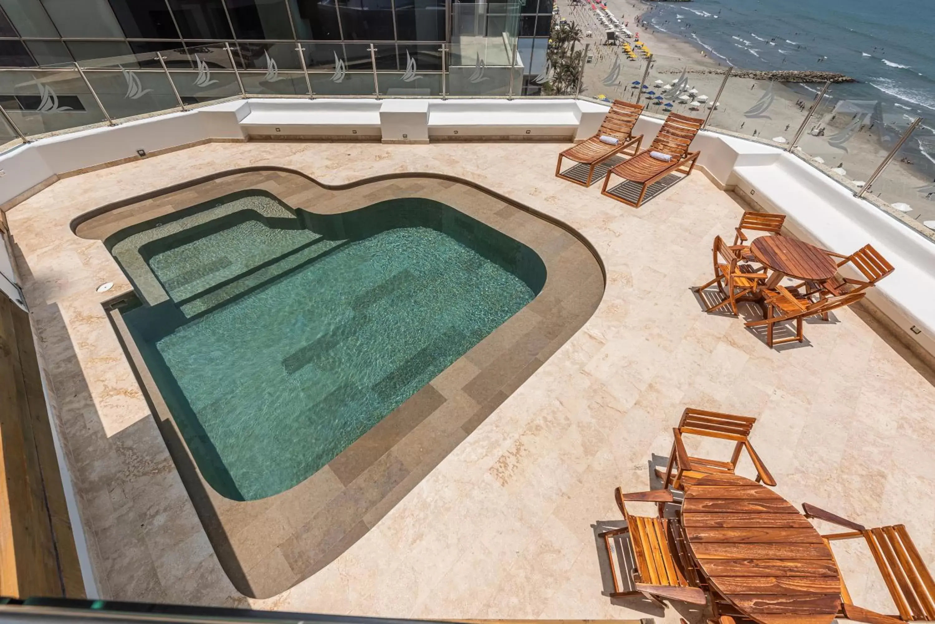 Swimming pool, Pool View in Hotel Regatta Cartagena